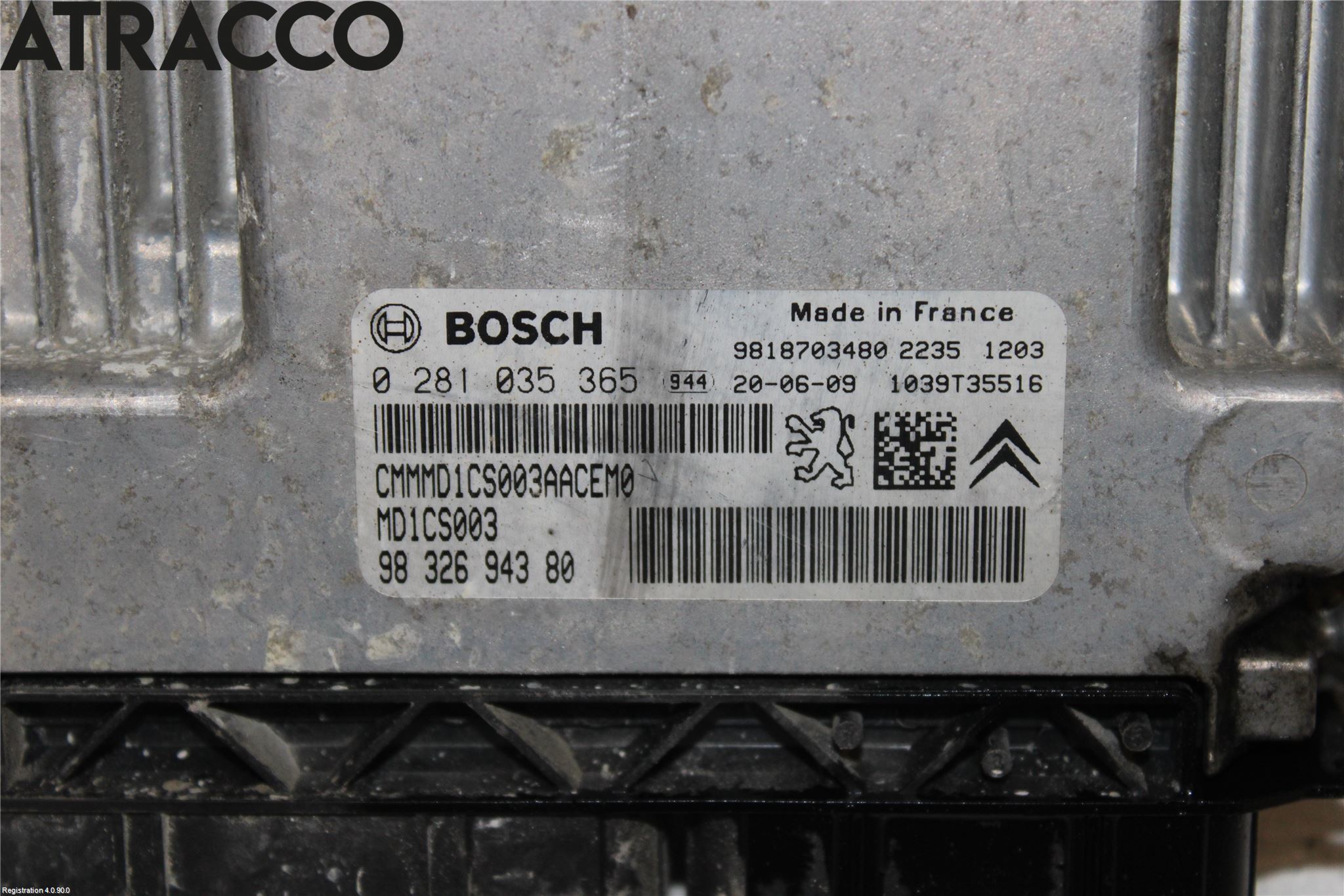 Citroen BERLINGO/E-BERLINGO 19- Styreenhet Innsprøytning