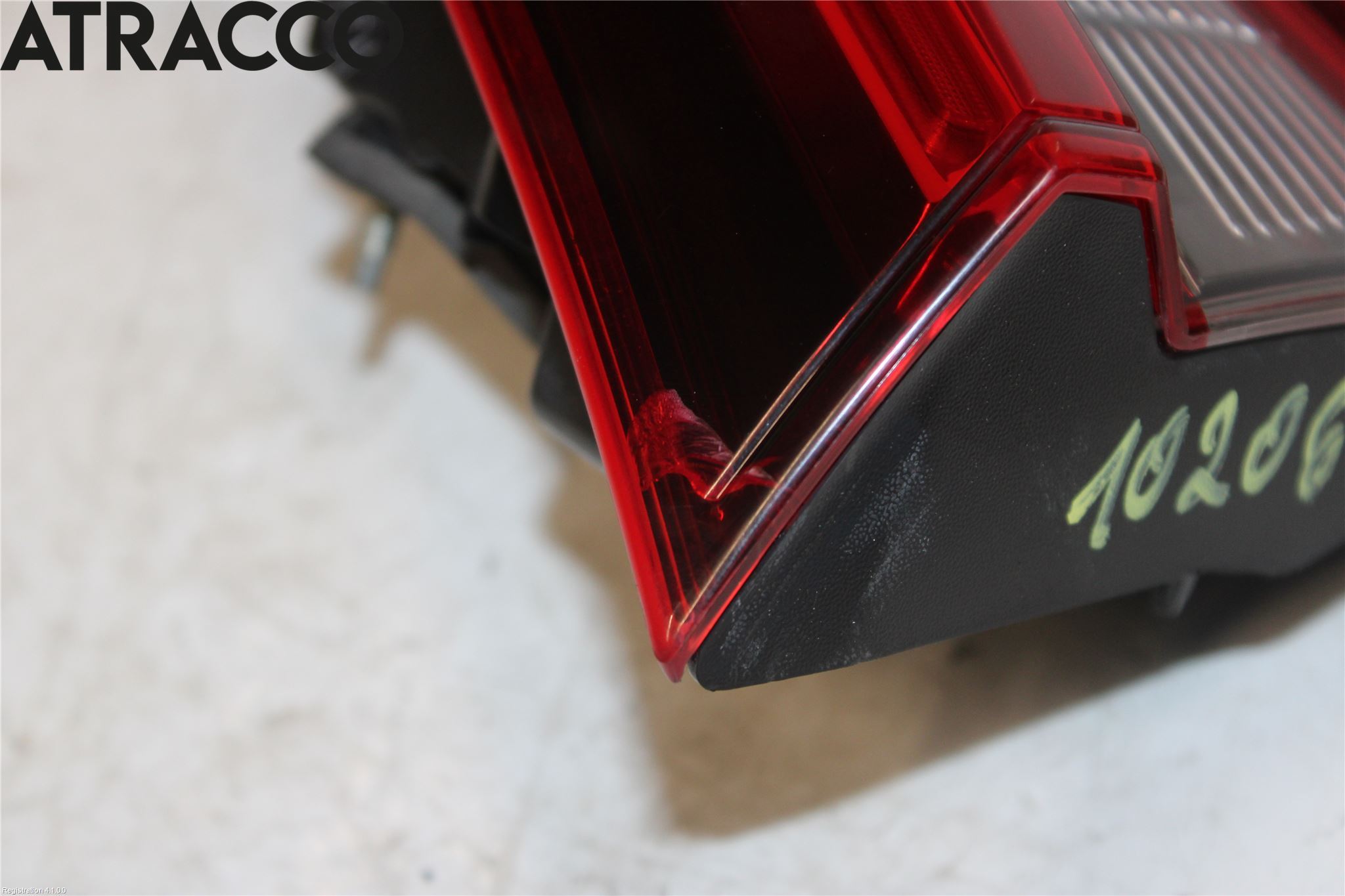 Nissan QASHQAI 17-21 Baklykt Venstre  På Luke(Indre