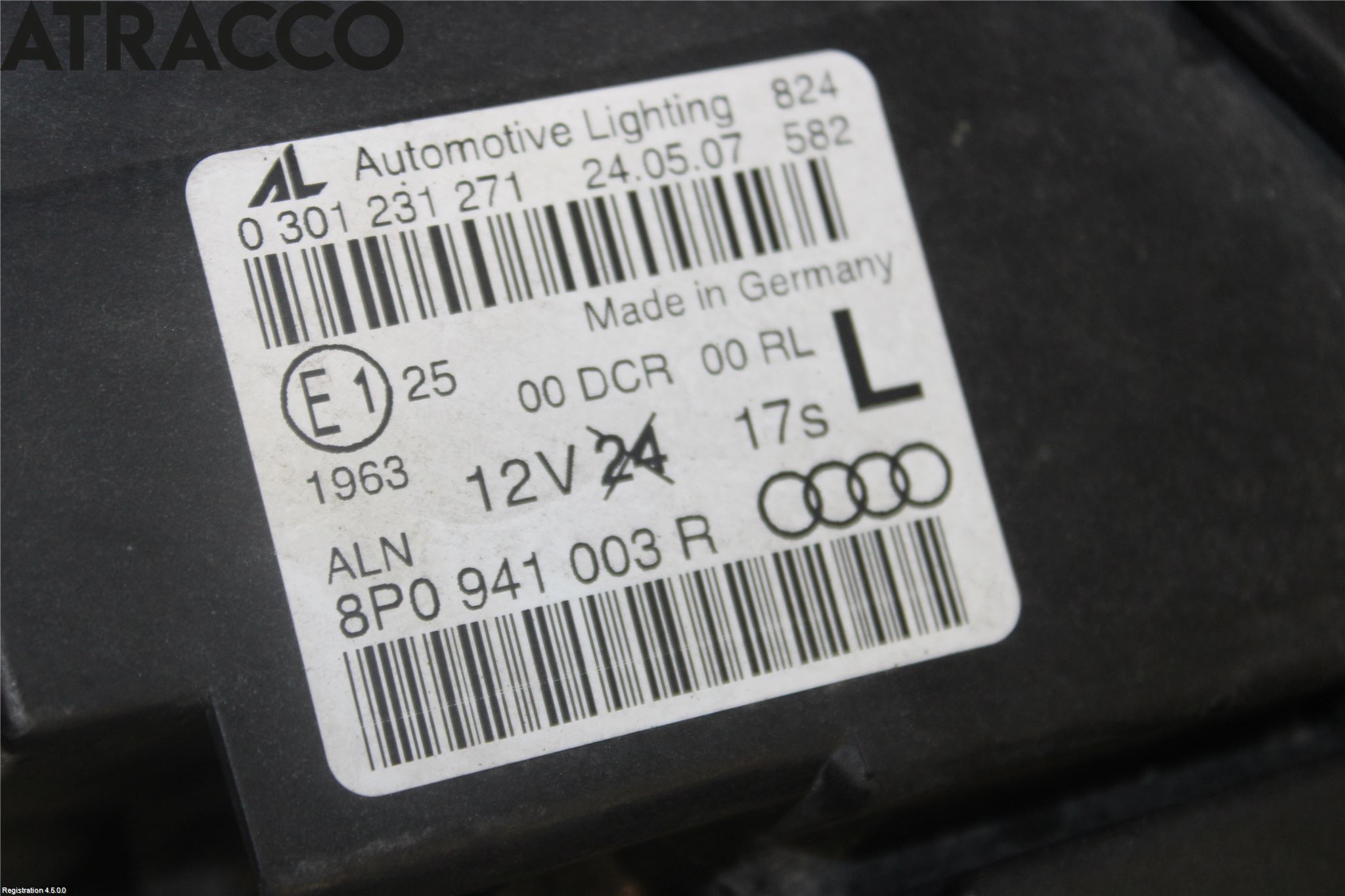 Audi A3/S3     04-05 Frontlykt Venstre