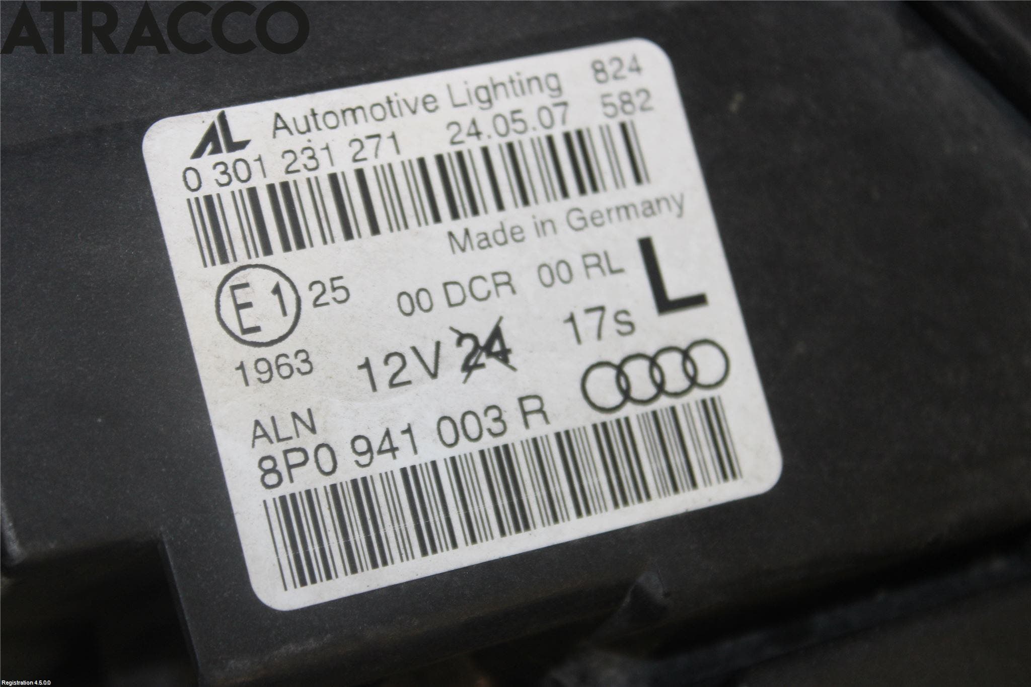 Audi A3/S3 04-05 Frontlykt Venstre