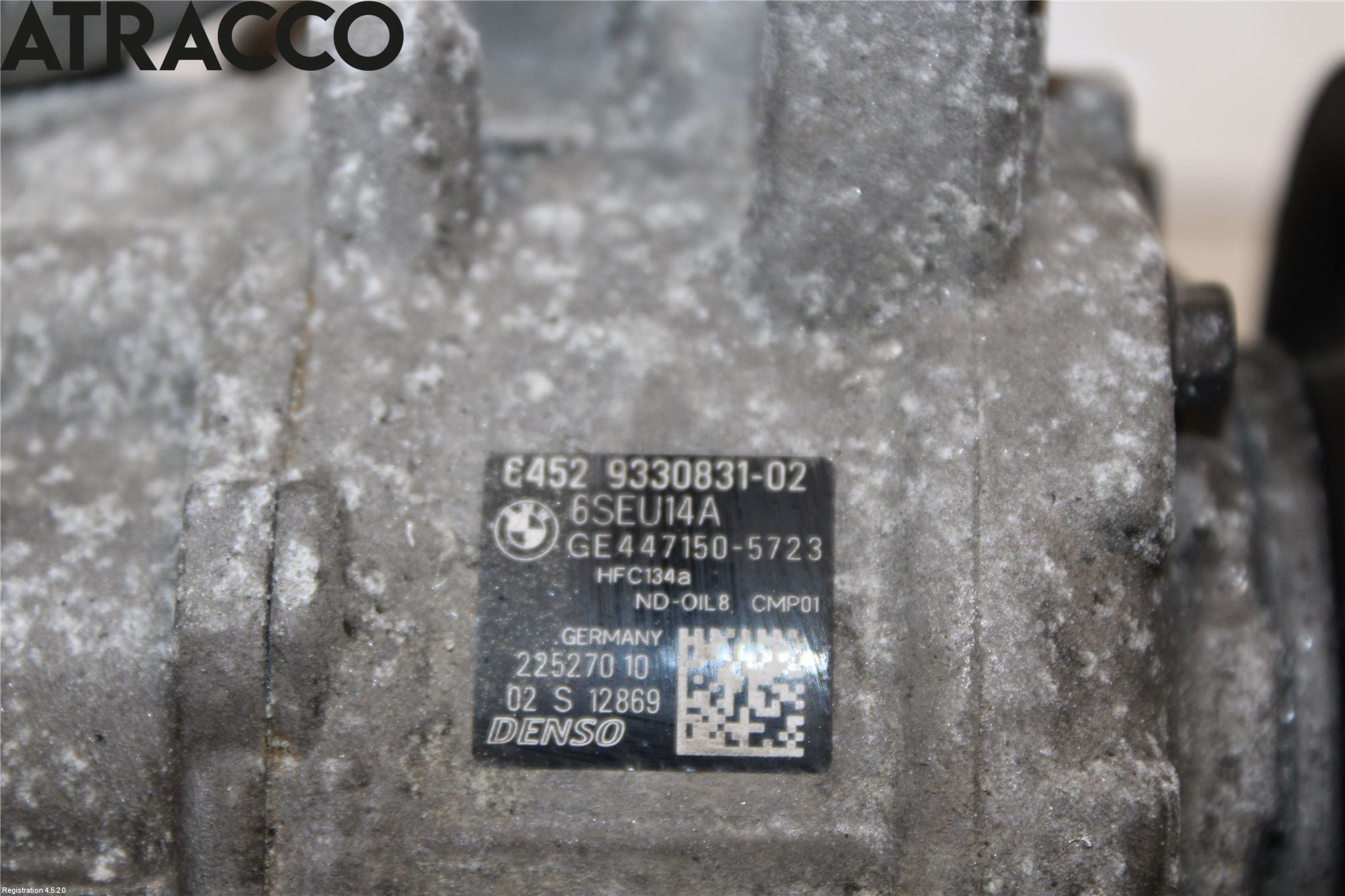 BMW 3 F30/F31/F80 12-19 Varme Ac Kompressor