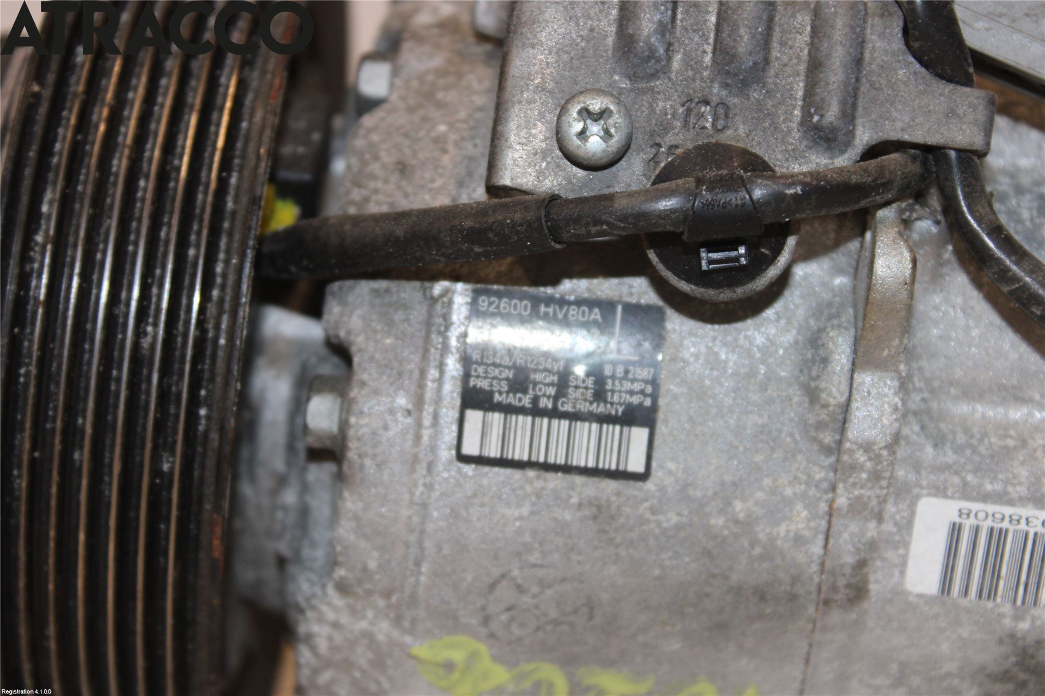 Nissan QASHQAI 17-21 Varme Ac Kompressor