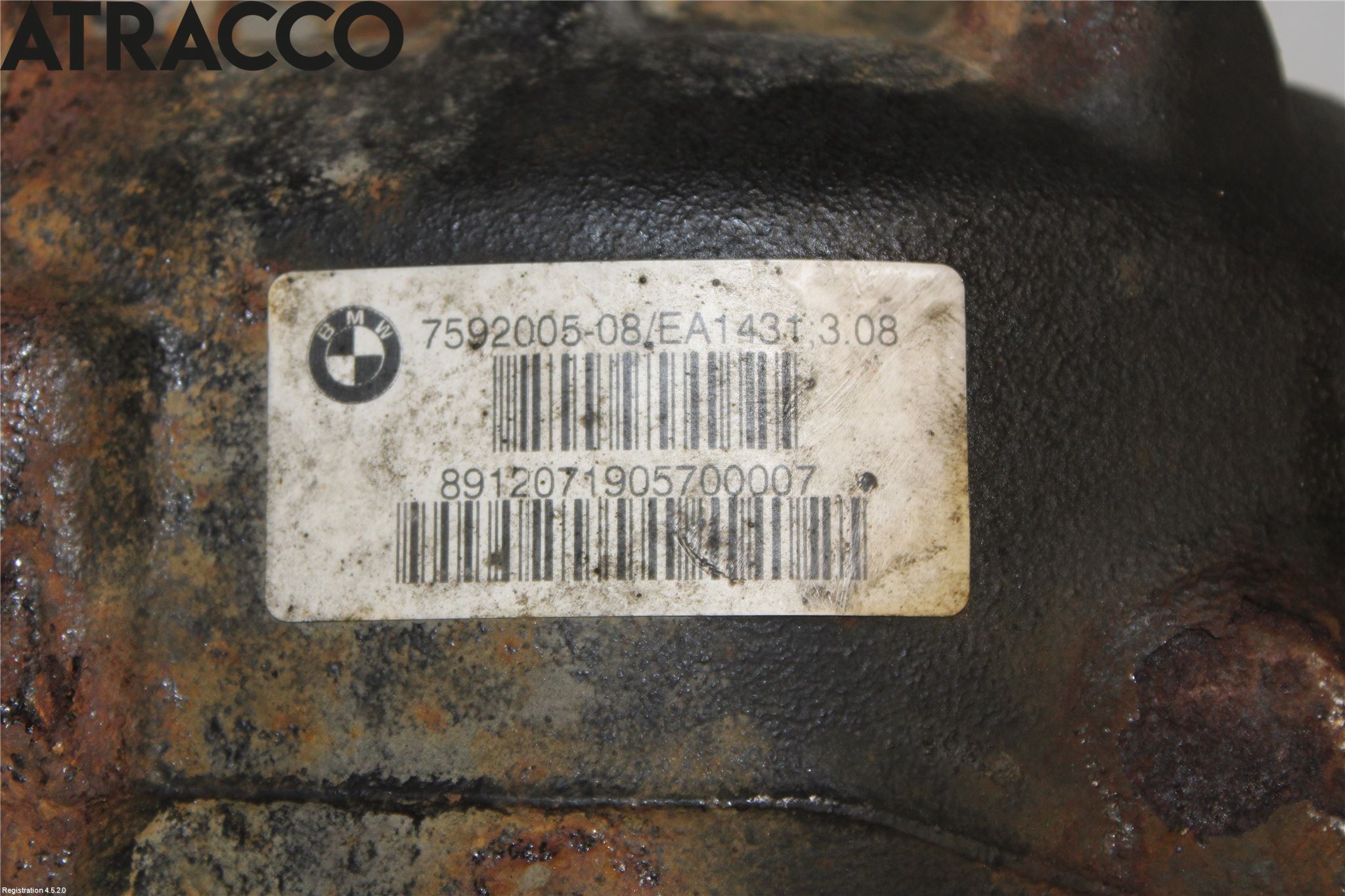 BMW X3 F25 10-17 Bakaksel Kardang Bak -Diff