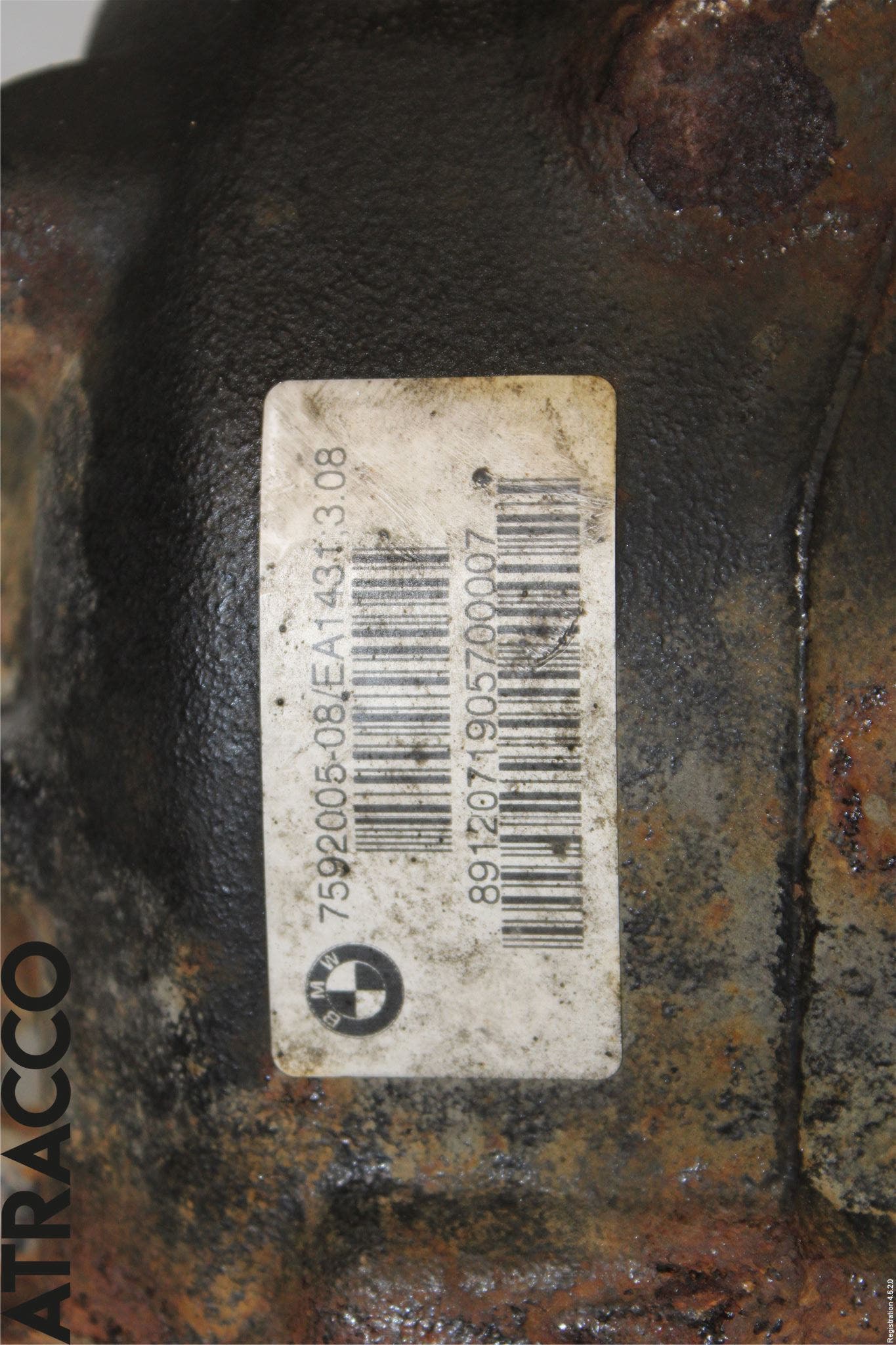 BMW X3 F25 10-17 Bakaksel Kardang Bak -Diff