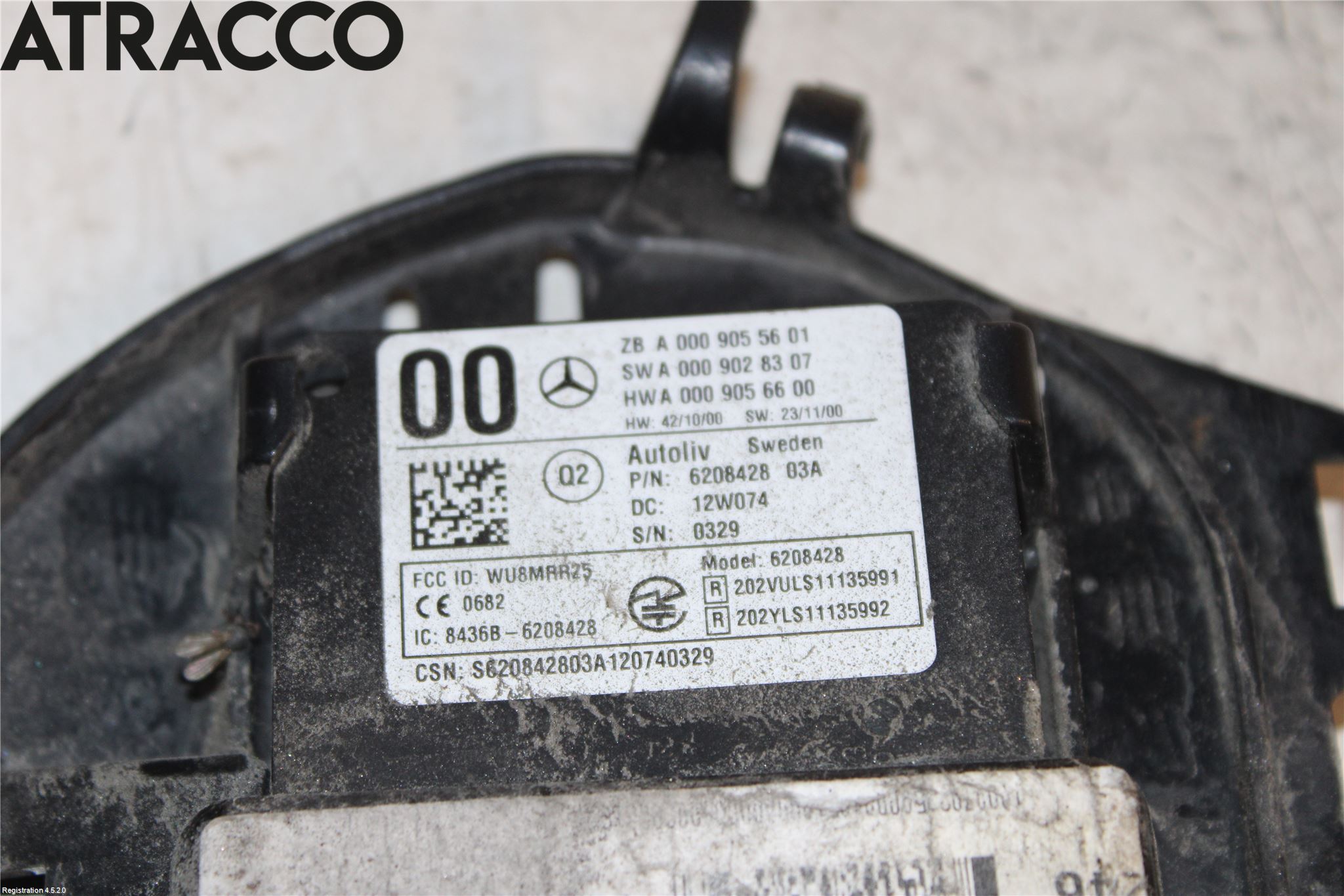 Mercedes-Benz MB B-KLASS (W246/W242) 12-19 Sensor Fartsbegrensning