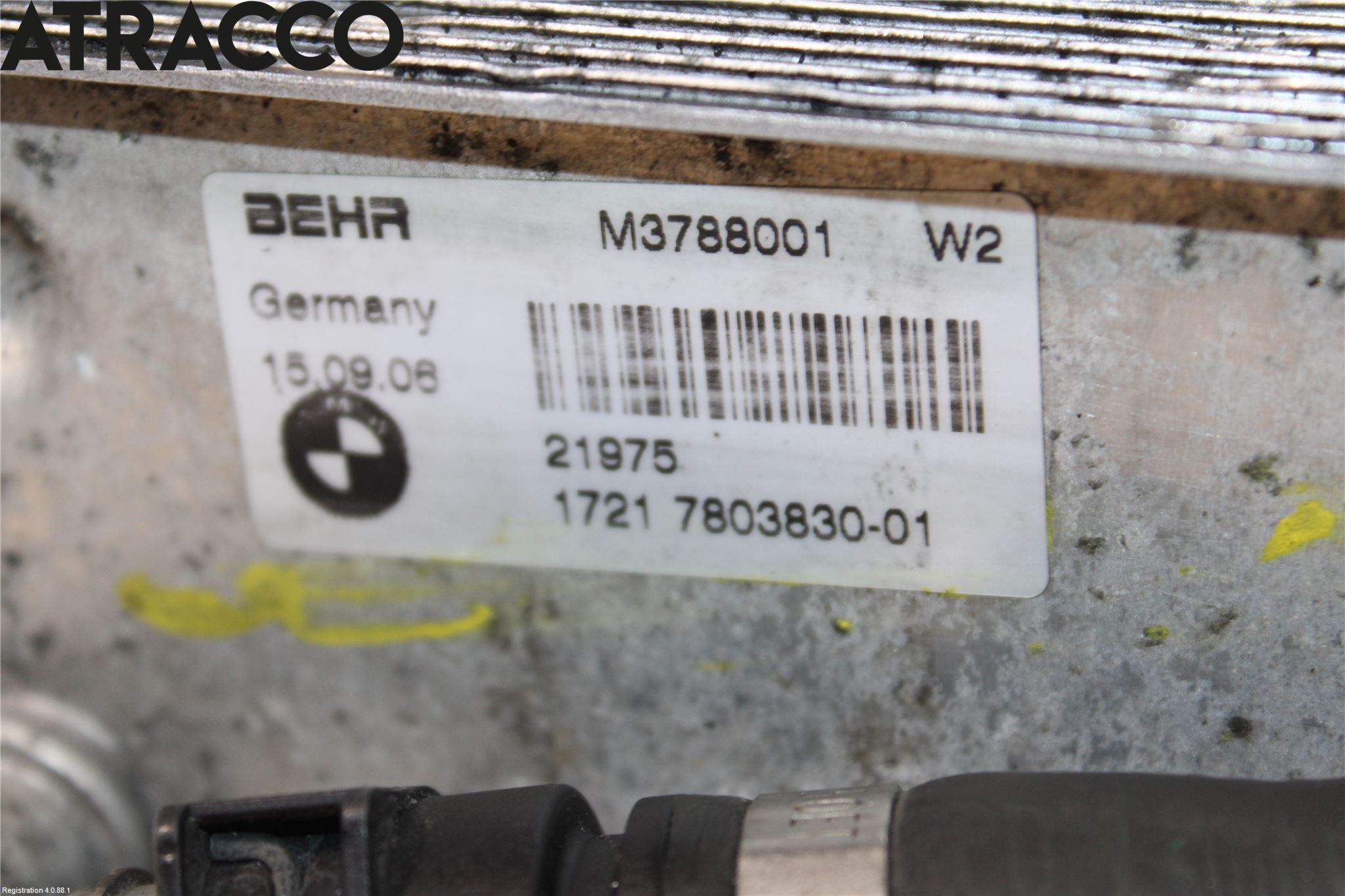 BMW 5 E60/61 Sed/Tou 02-10 Radiator Oljekjøler Motor