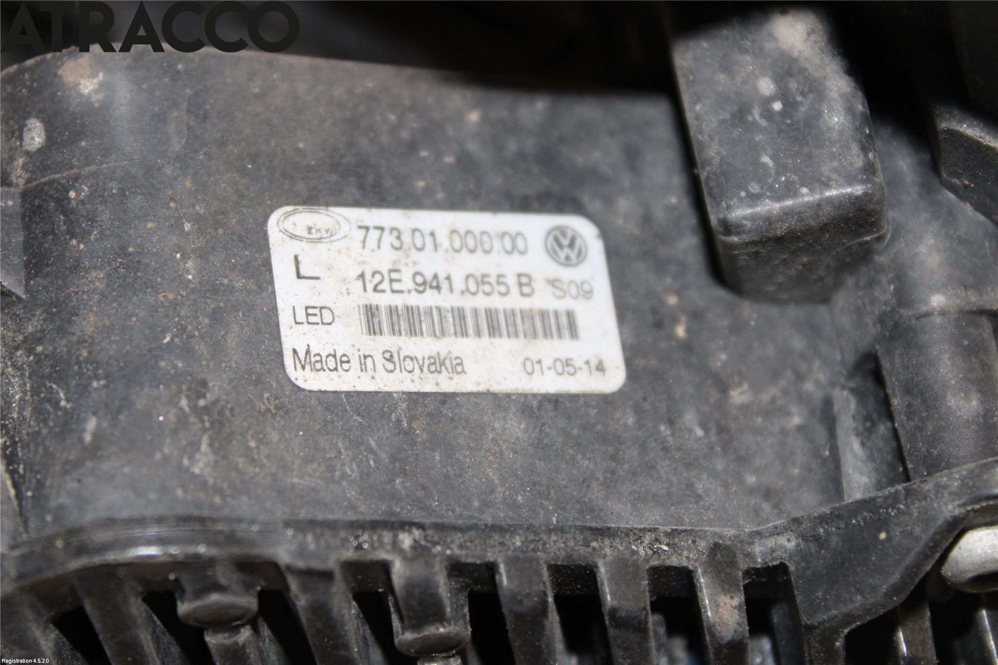 Volkswagen VW UP! / E-UP! Frontlykt-Kurve-Tåkelys