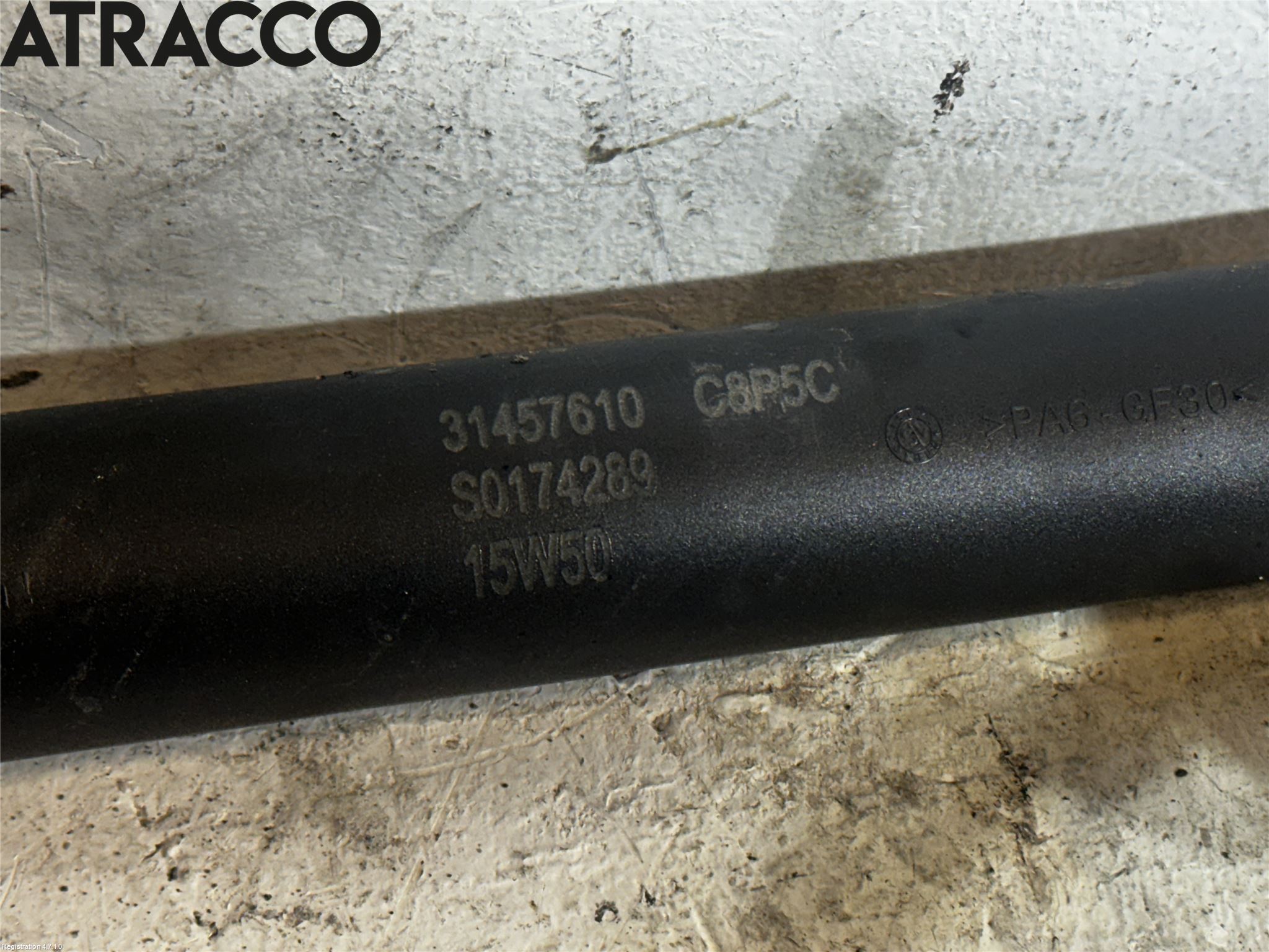 Volvo XC90/RECHARGE 16- Bakluke Demper-Gassfjær