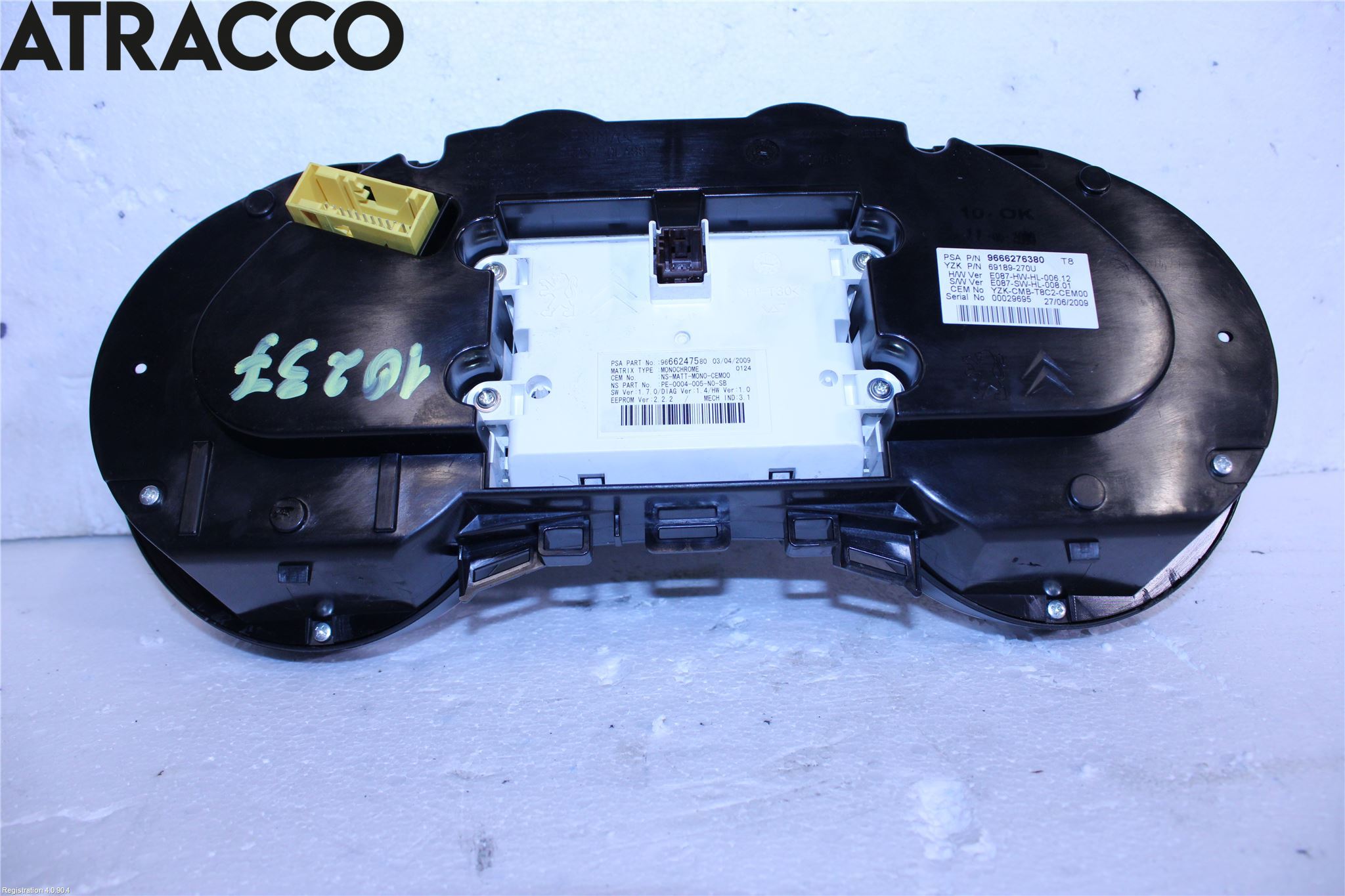 Peugeot 3008 09-16 Instr Speedometer