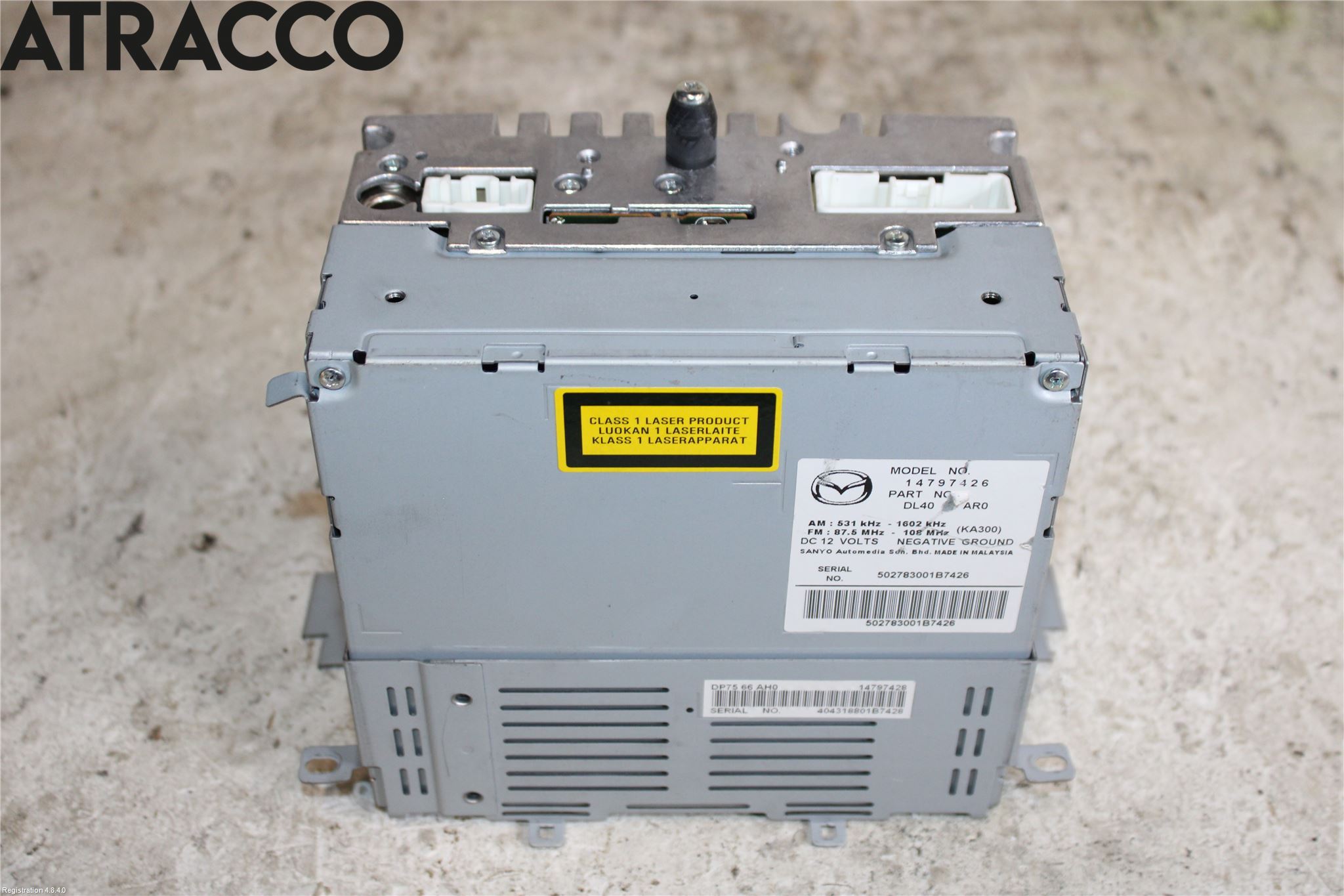 Mazda 2 (DE) 08-15 Stereo Radio Med Cd