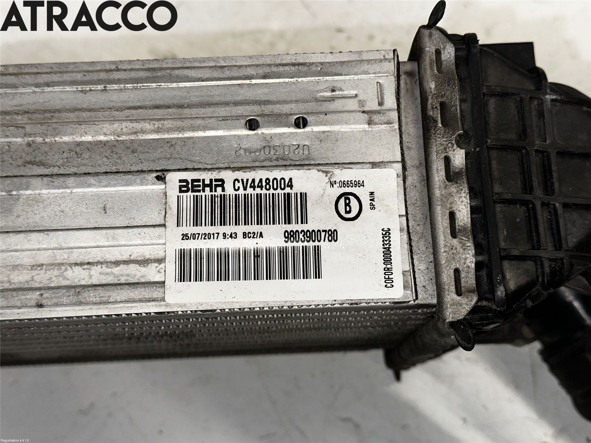 Opel CROSSLAND X 18- Intercooler Radiator