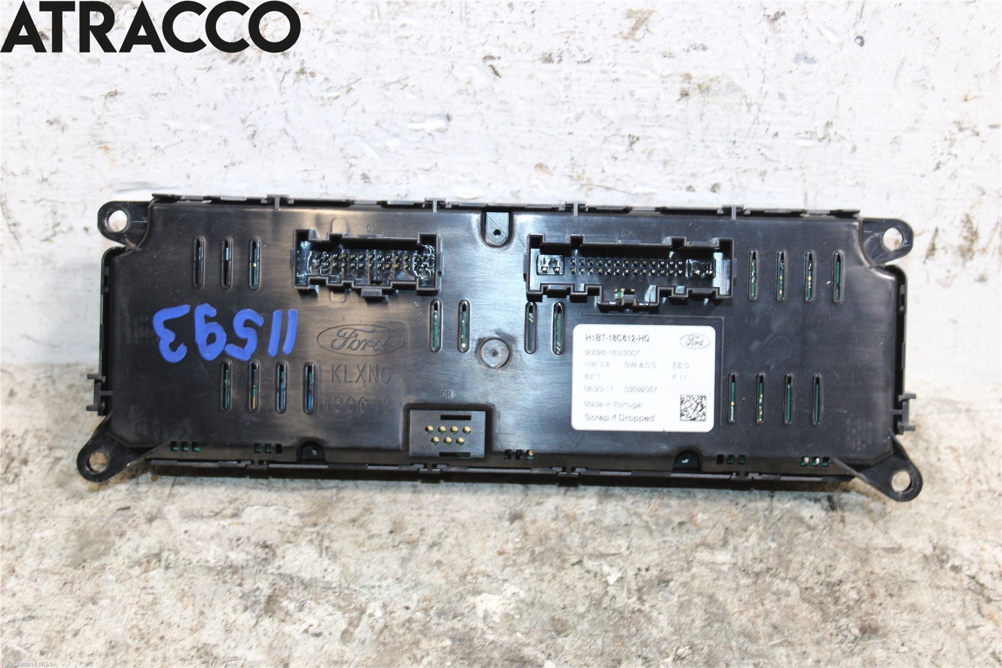 Ford FIESTA (VII) 18-23 Varme Ac Betjening-Display