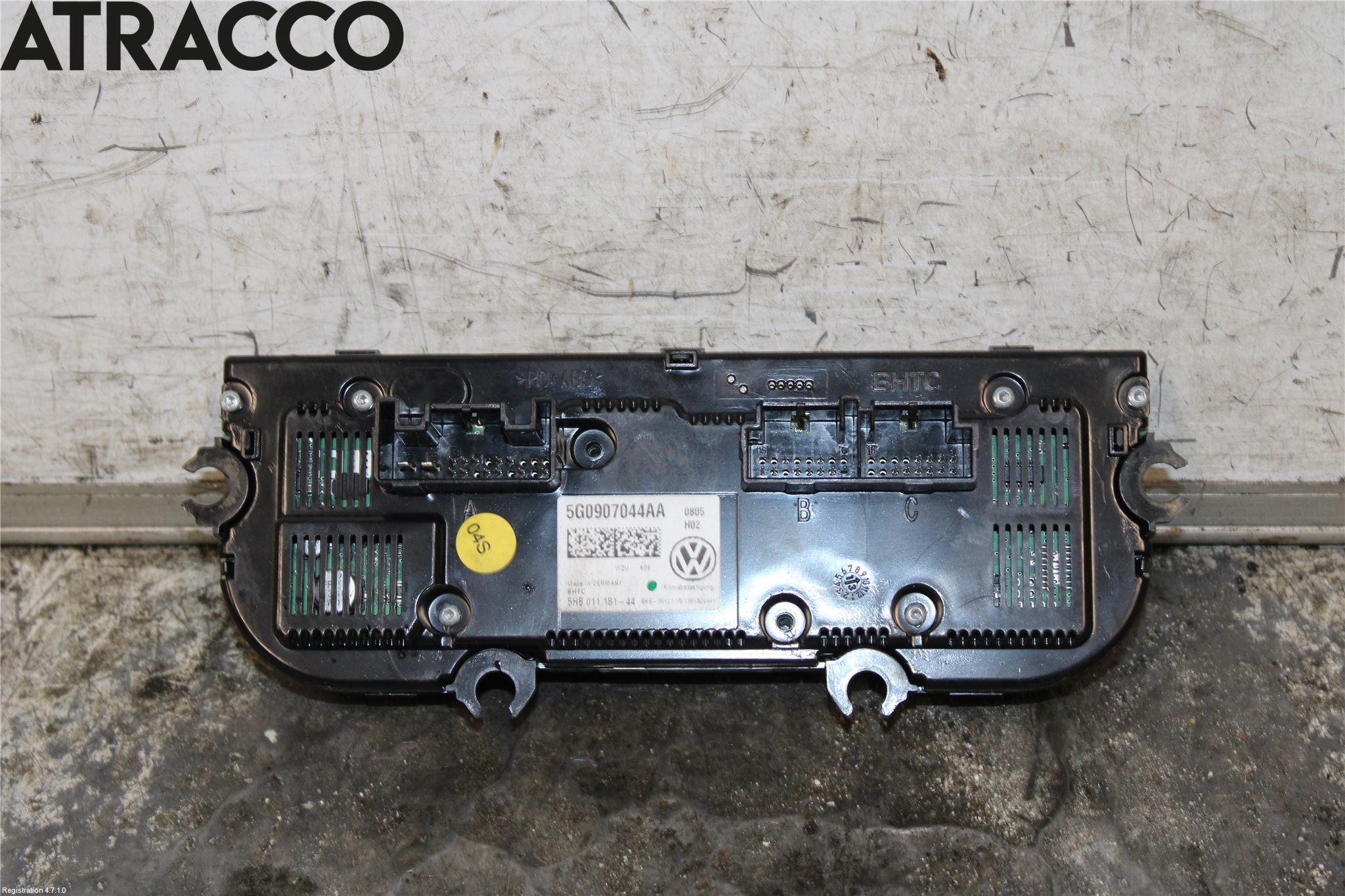 Volkswagen VW GOLF / E-GOLF VII 13-20 Varme Ac Betjening-Display