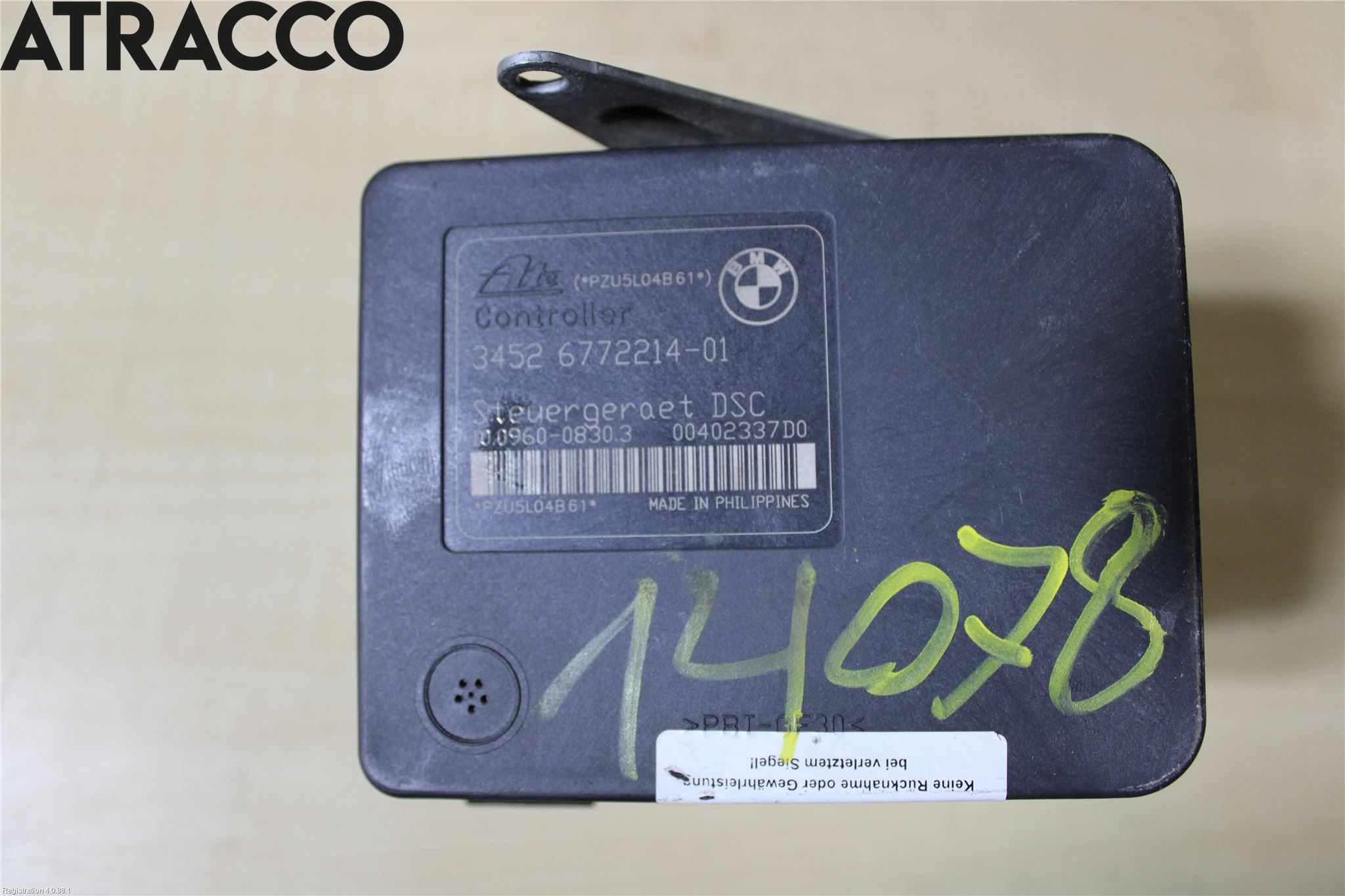 BMW 1 E87/81 5D/3D 03-11 Abs Hydraulikkaggregat