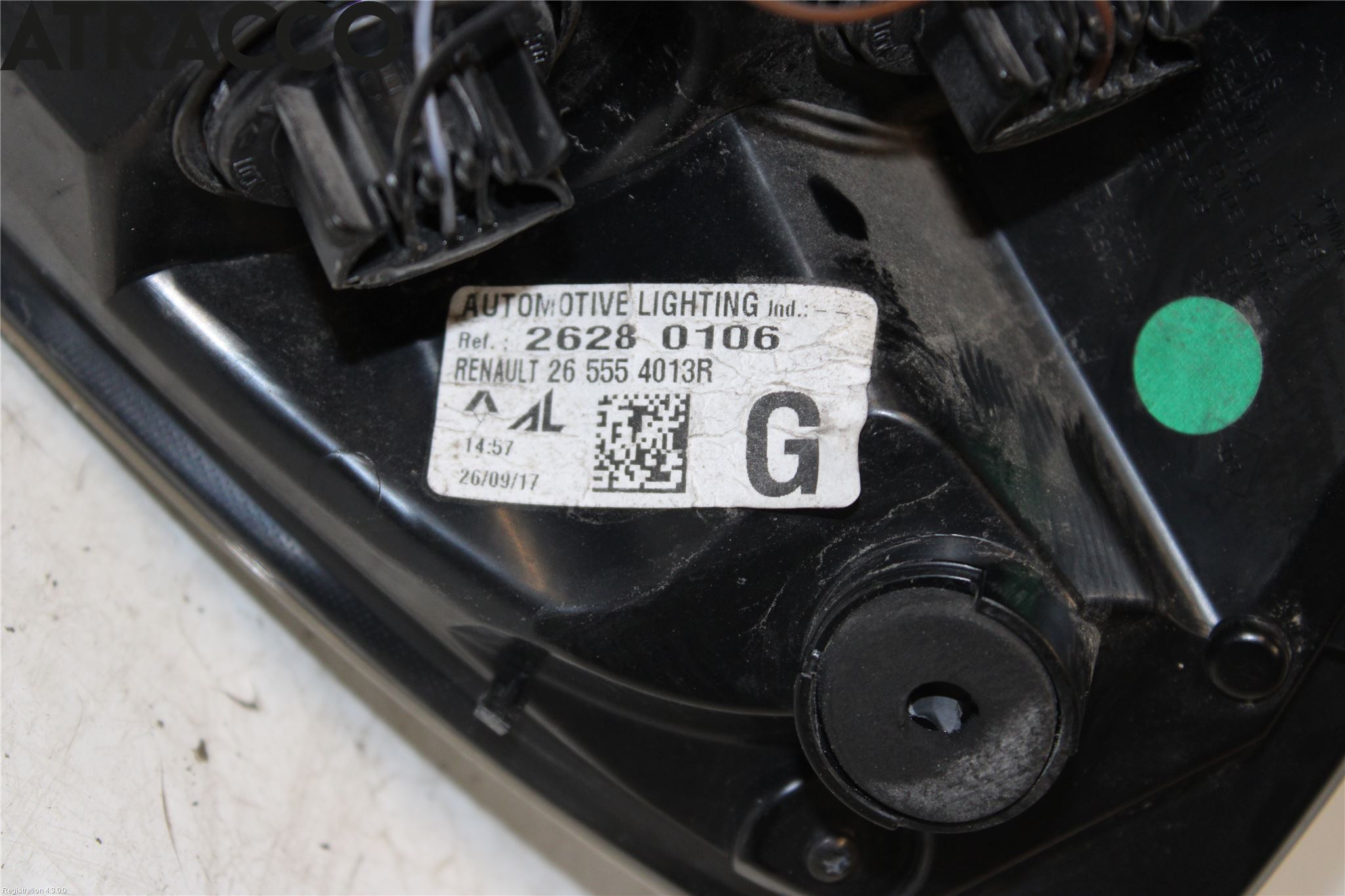 Renault ZOE/E-TECH 13- Baklykt Venstre