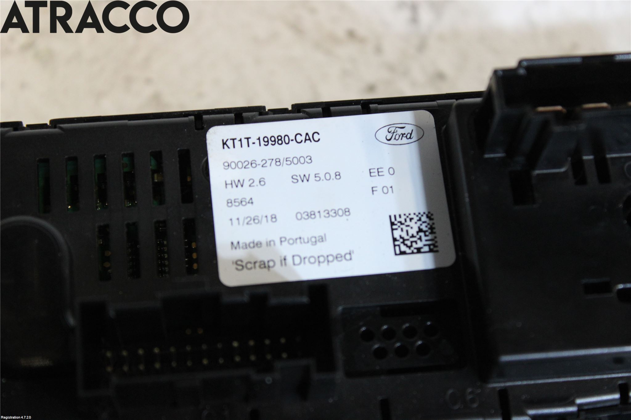 Ford TRANSIT/TOURNEO CONNECT 13-22 Varme Ac Betjening-Display