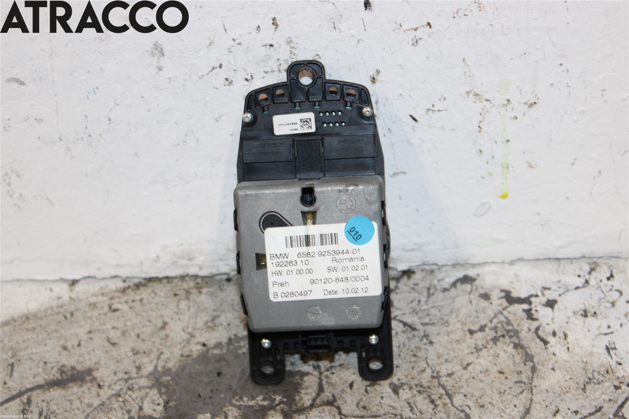 BMW 5 F10/F11/F18 09-17 Bryter Cruisekontroll