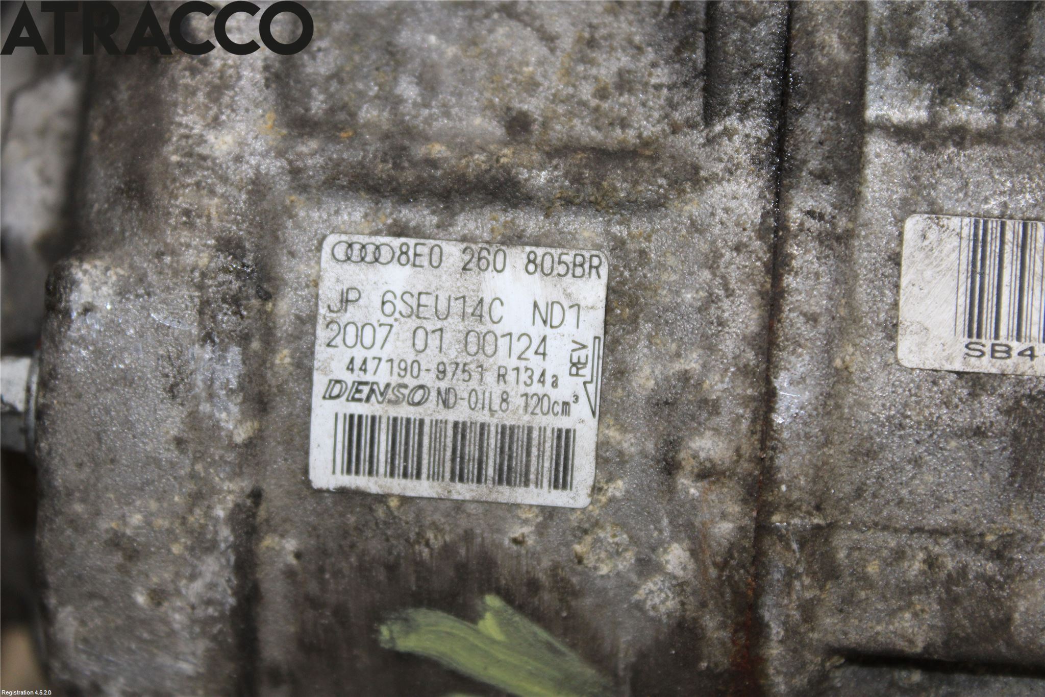 Audi A4/S4 05-07 Varme Ac Kompressor