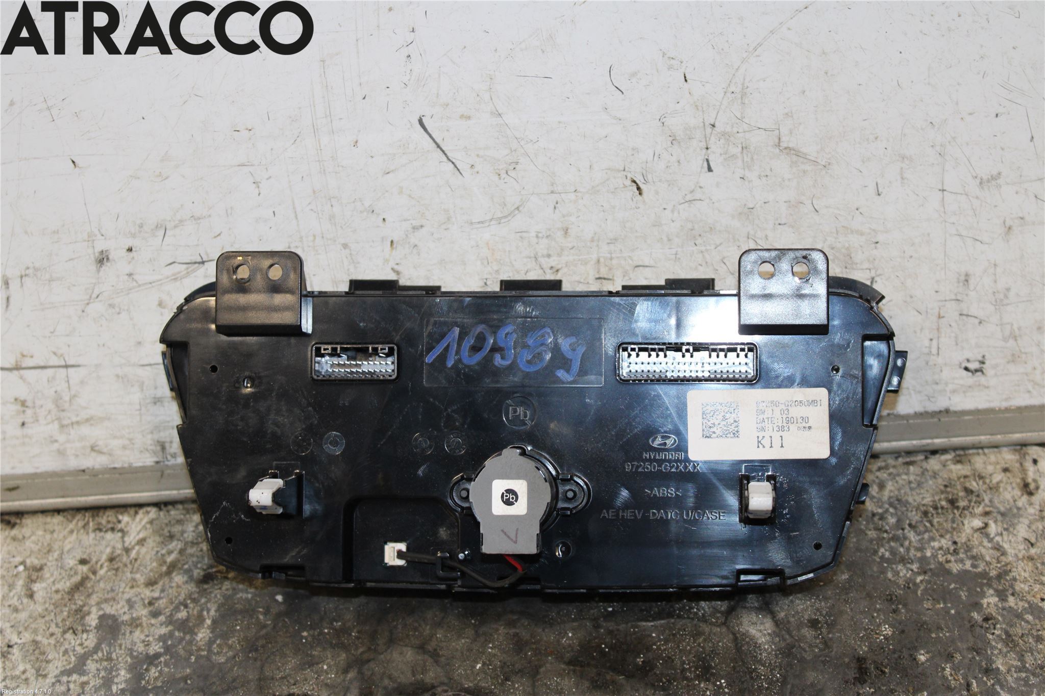 Hyundai IONIQ AE 17-22 Varme Ac Betjening-Display