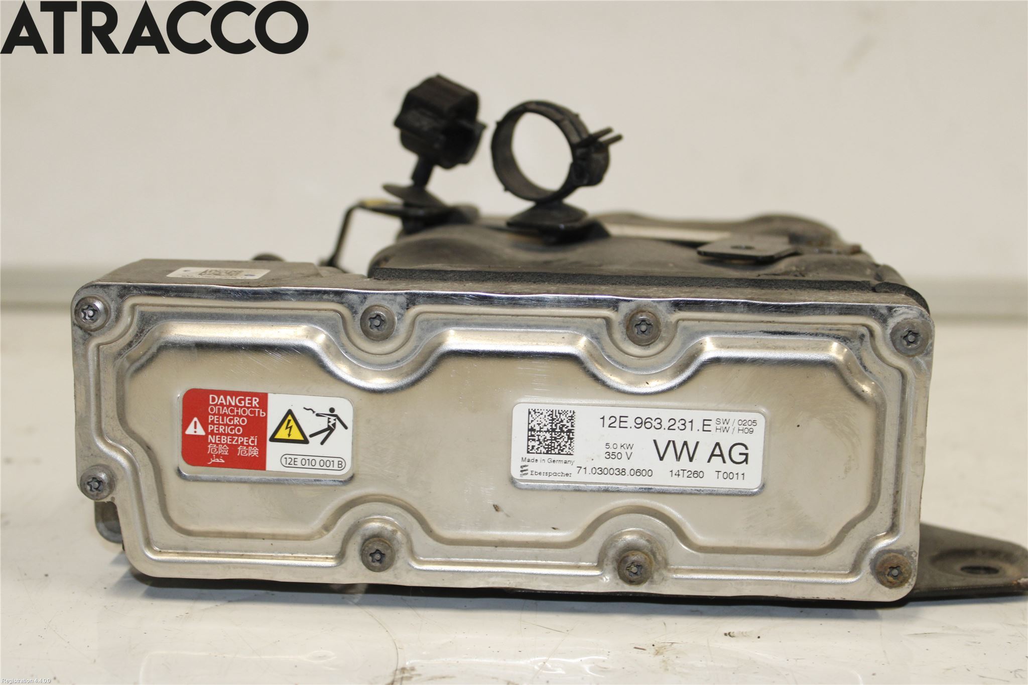 Volkswagen VW GOLF / E-GOLF VII 13-20 Motorvarmer Elektrisk