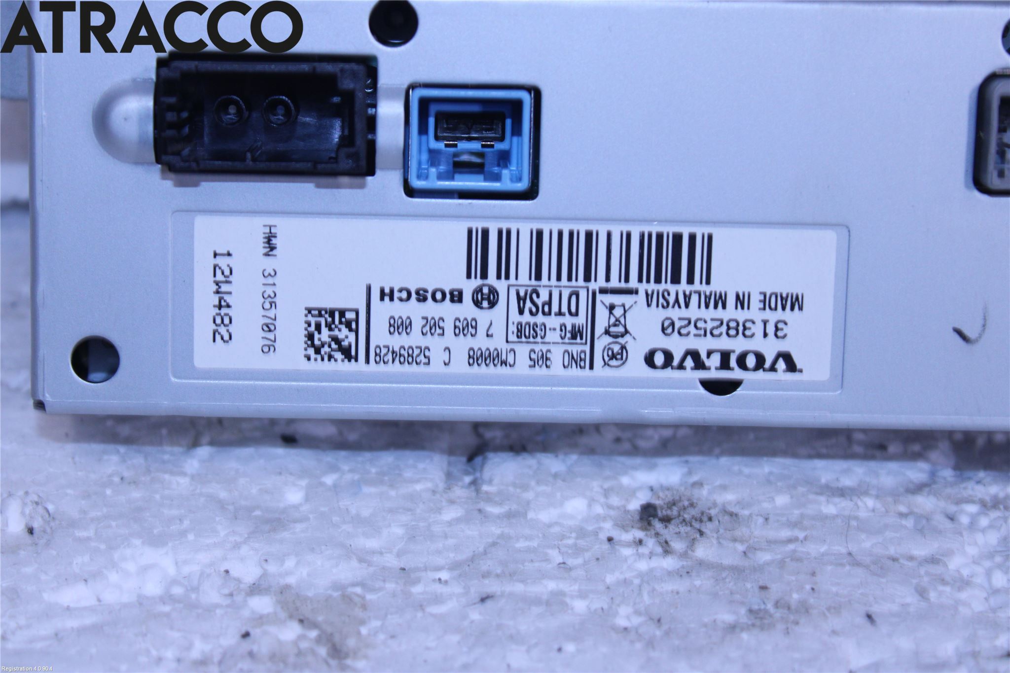 Volvo V40 12-19 Instr Skjerm Dvd-Gps-Ac-Tlf