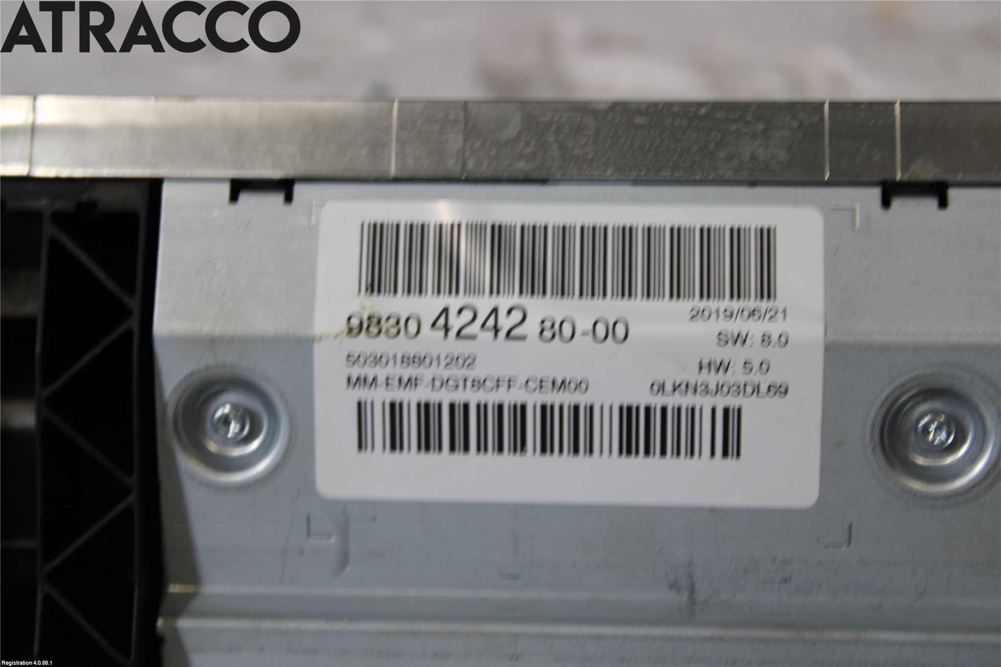 Peugeot 5008 17-24 Instr Skjerm Dvd-Gps-Ac-Tlf