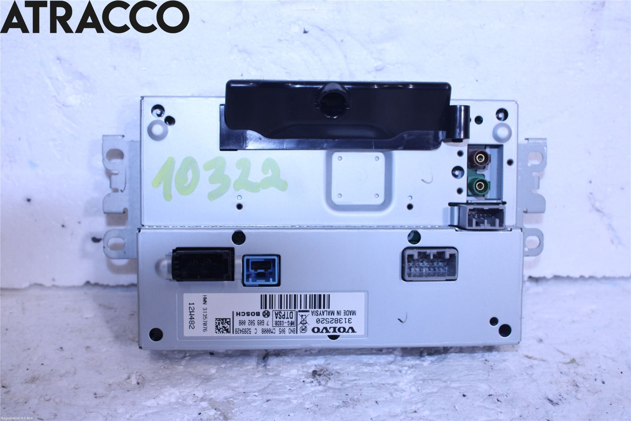 Volvo V40 12-19 Instr Skjerm Dvd-Gps-Ac-Tlf