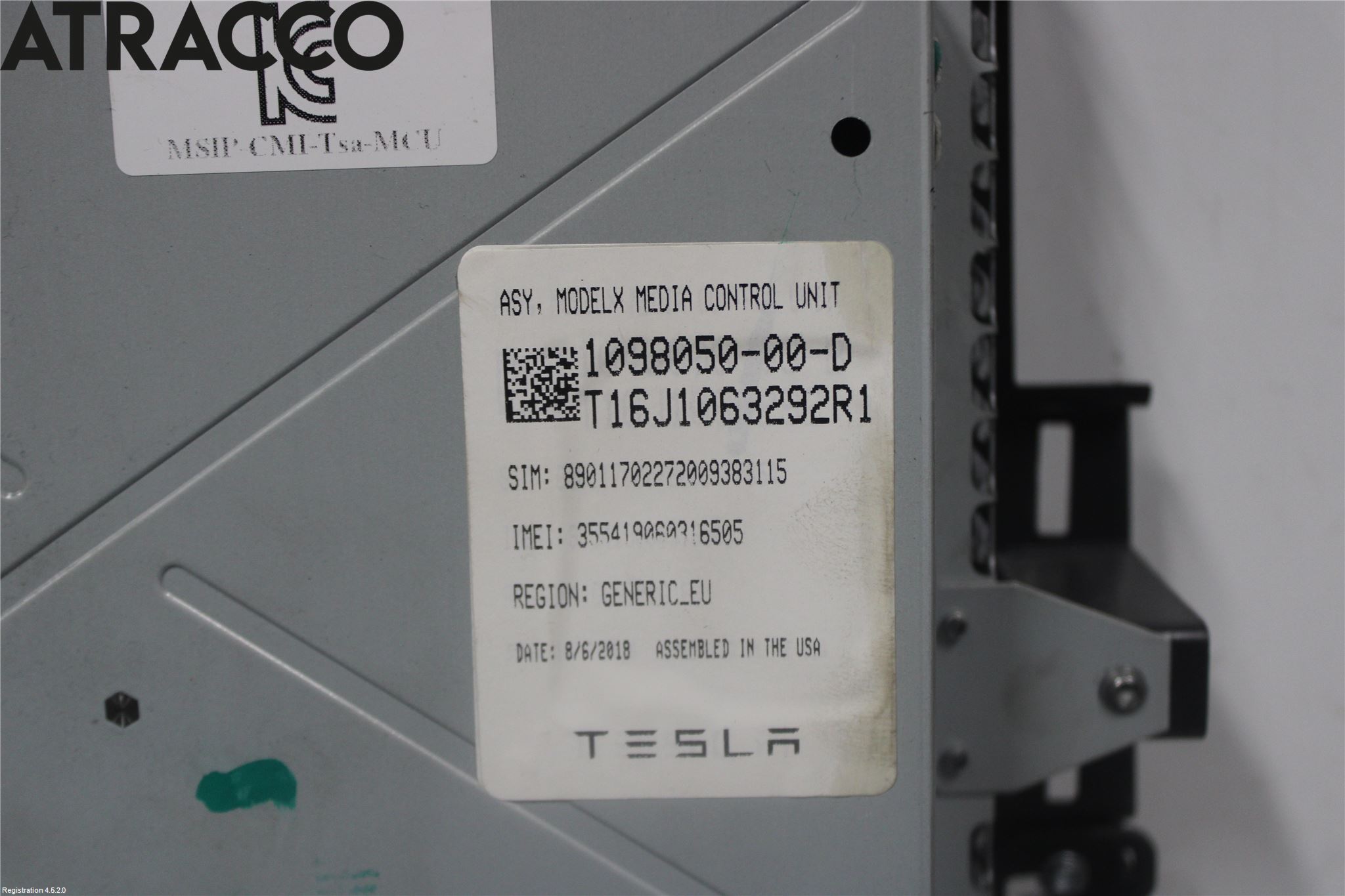 Tesla MODEL S 13- Multifunktionsdisplay