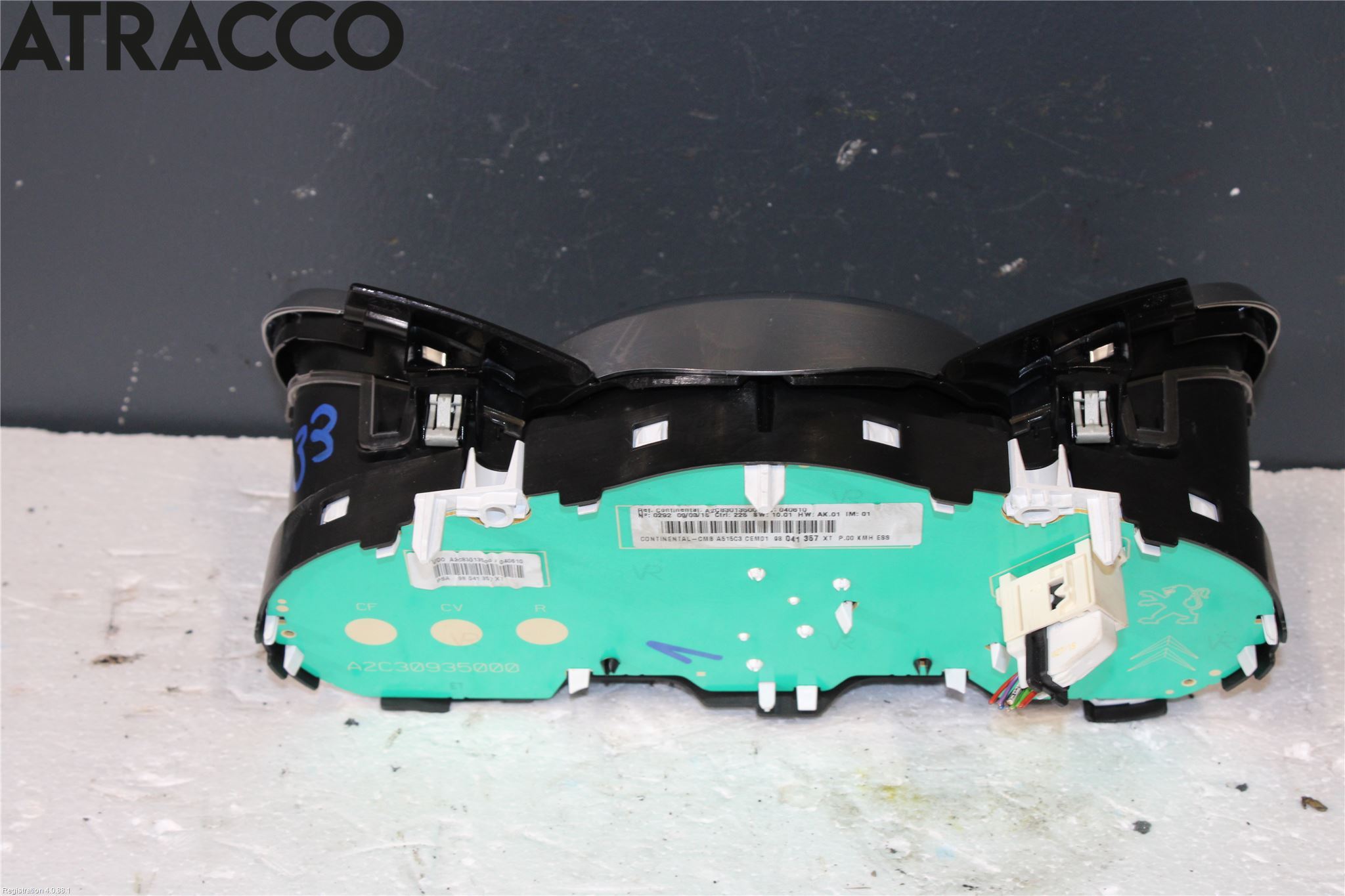 Citroen DS3 Instr Speedometer