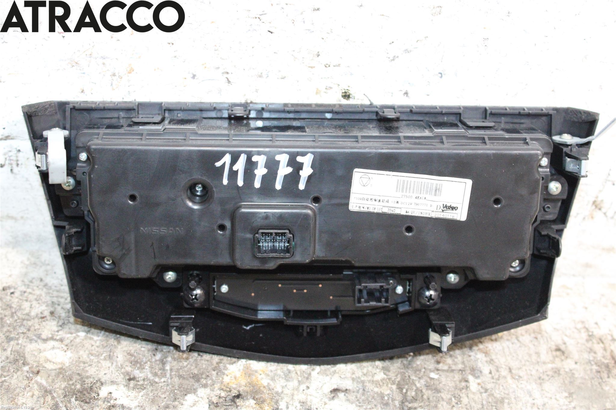 Nissan QASHQAI 14-17 Varme Ac Betjening-Display