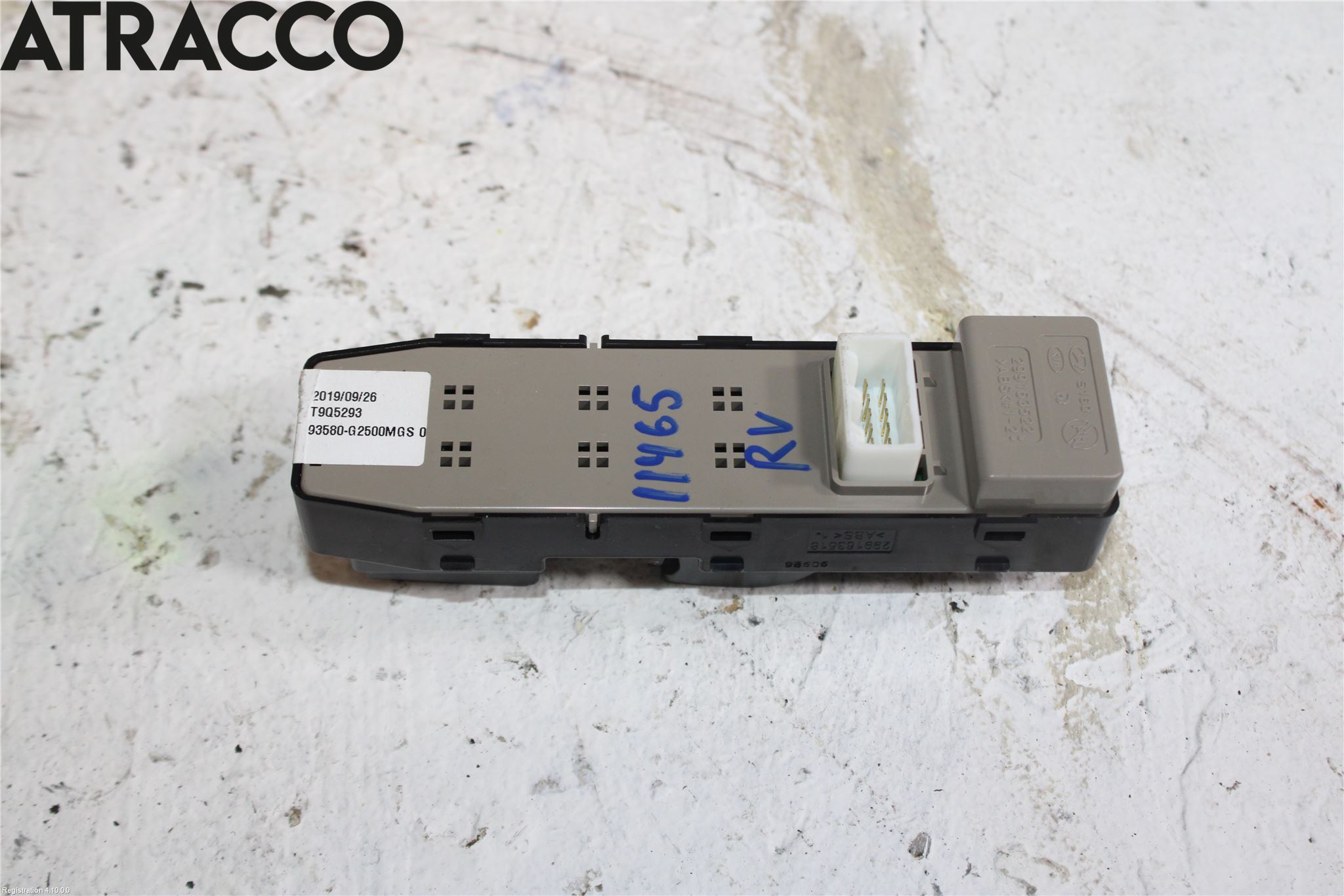 Hyundai IONIQ AE 17-22 Bryter Vindusheis