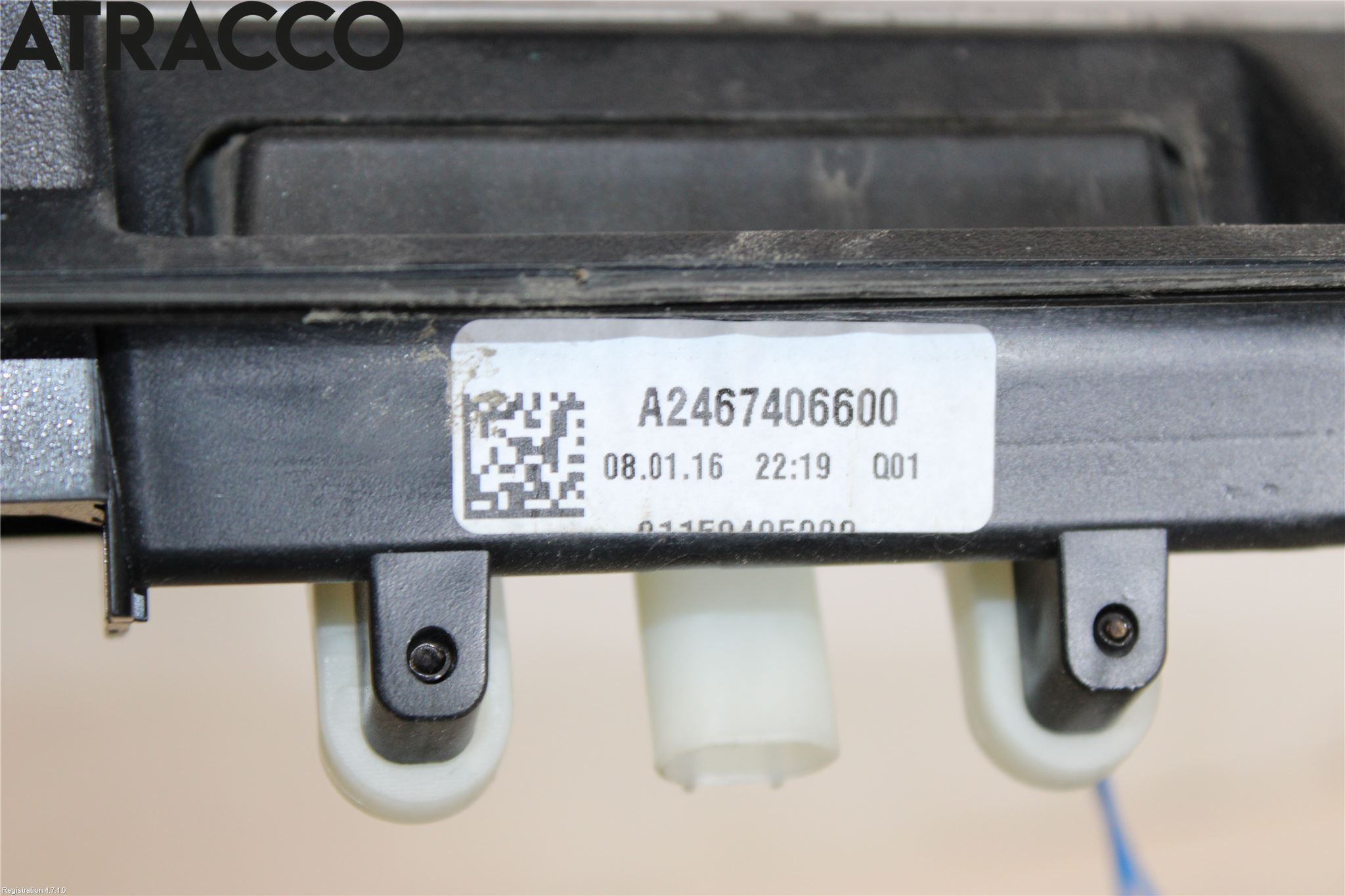 Mercedes-Benz MB B-KLASS (W246/W242) 12-19 Bakluke Handtak Ytre