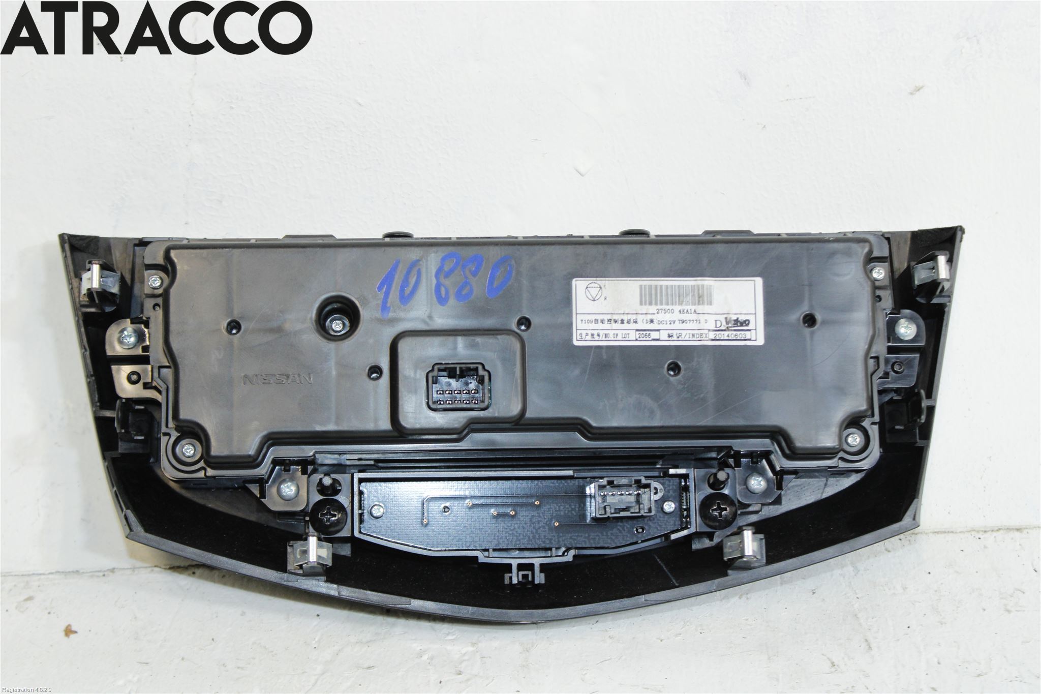 Nissan QASHQAI 14-17 Varme Ac Betjening-Display