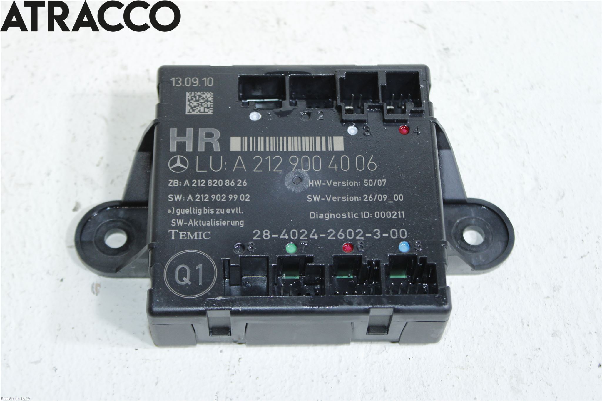 Mercedes-Benz MB C-KLASS (W204) 07-15 Styreenhet Dør