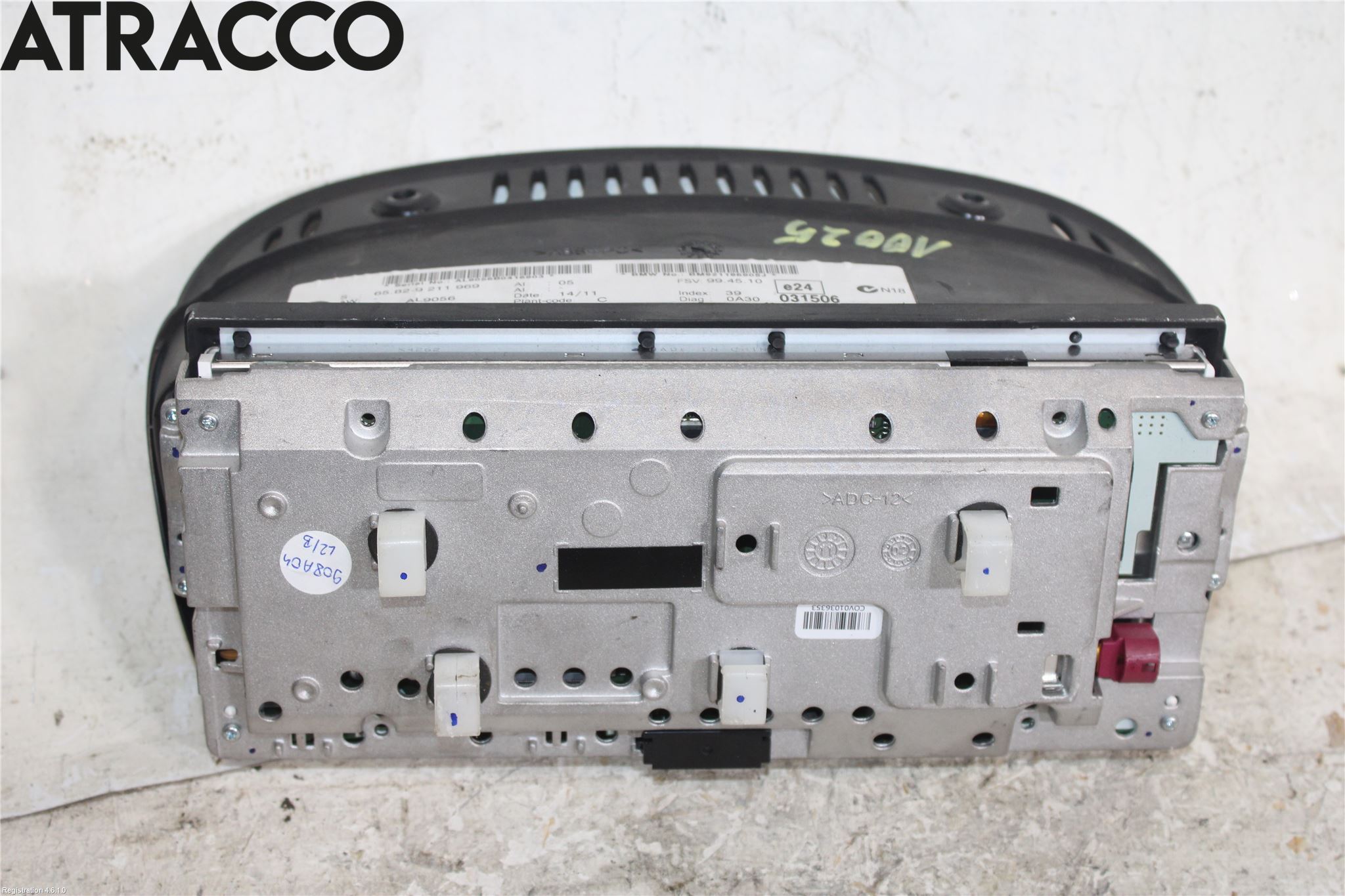 BMW 3 E90/91 SED/TOU 05-12 Instr Skjerm Dvd-Gps-Ac-Tlf