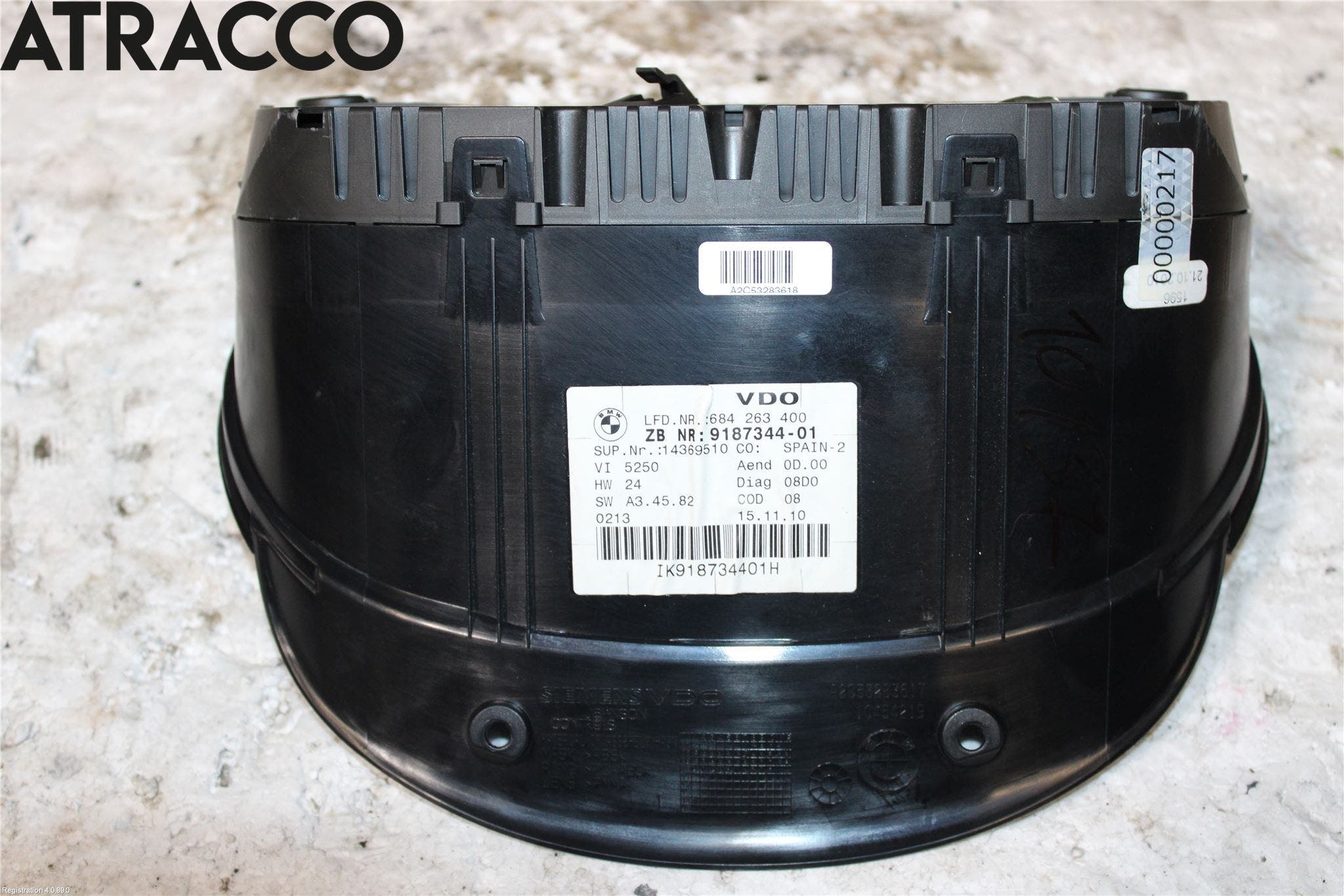 BMW 3 E90/91 SED/TOU 05-12 Instr Speedometer