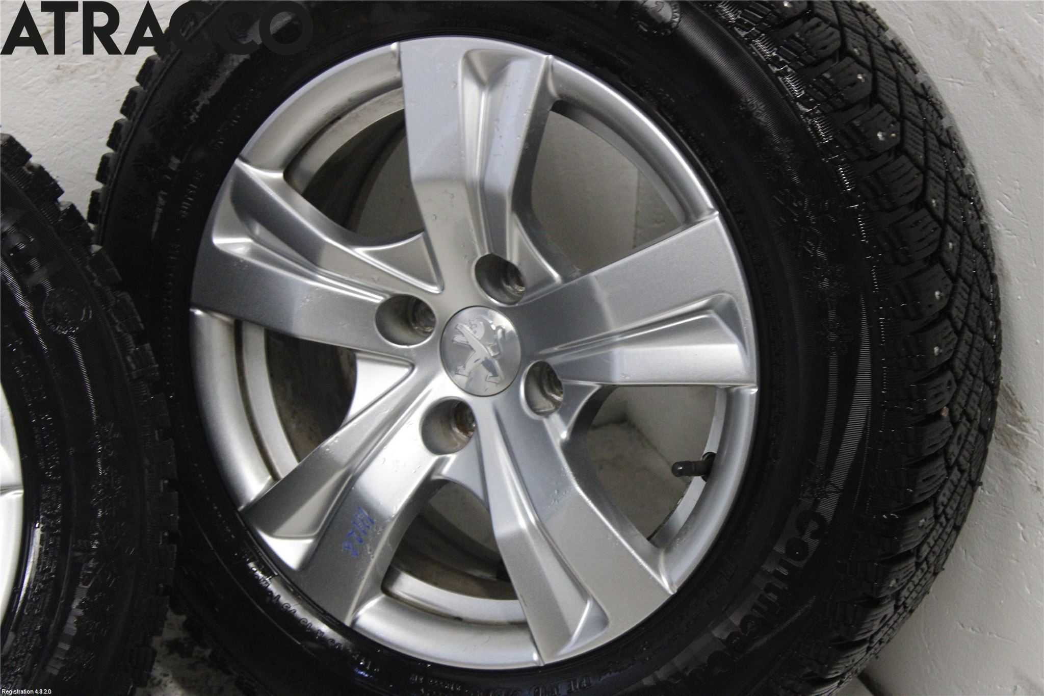 Peugeot 2008 13-20 Dekk Vinter På Alu Felg 4Stk