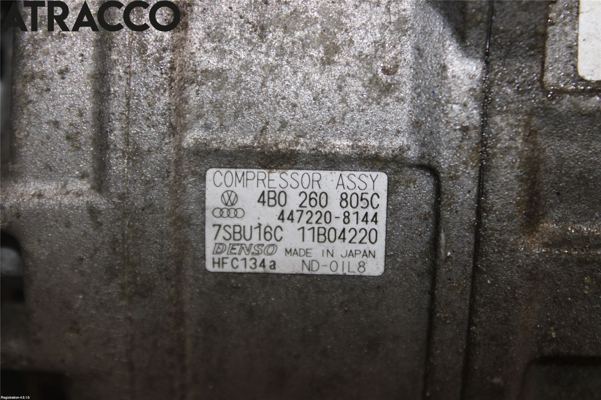 Audi A8/S8 4D 94-02 Varme Ac Kompressor