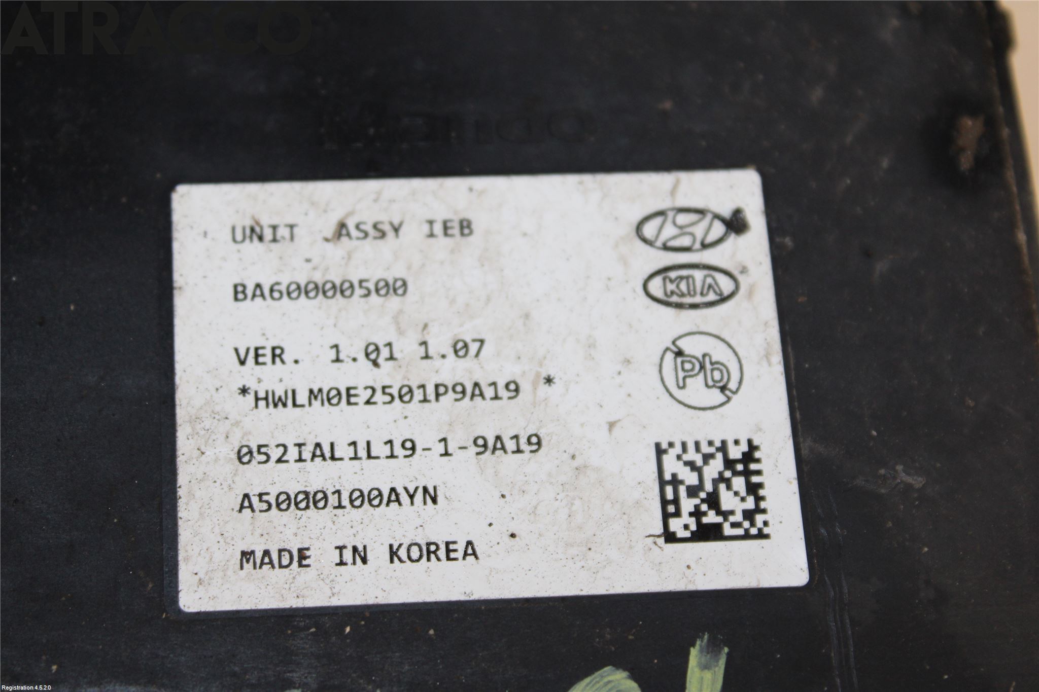 Kia NIRO (DE) 17-22 Abs Hydraulikkaggregat