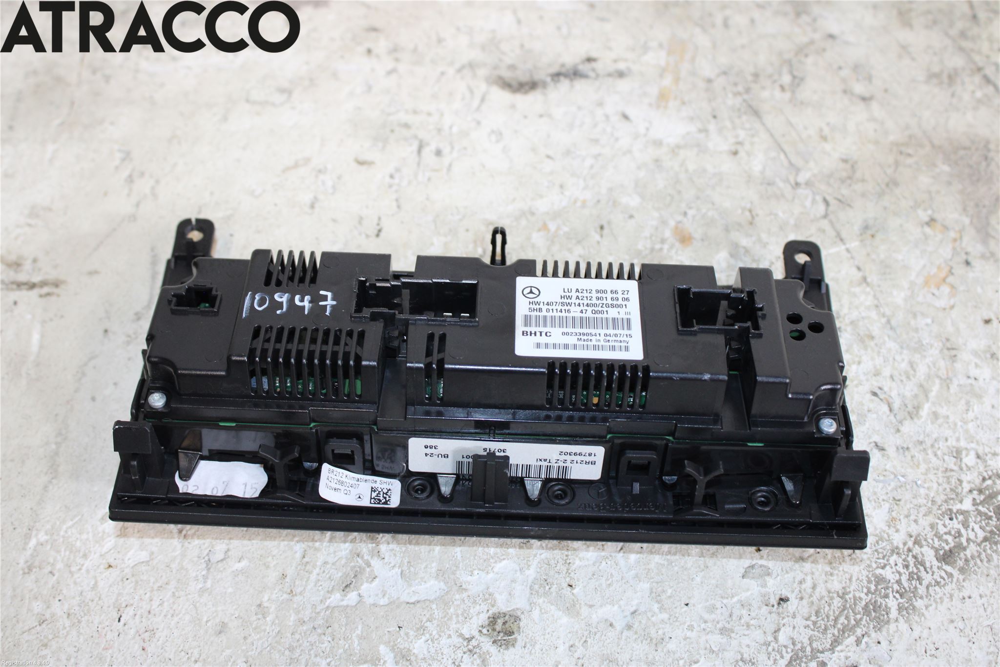 Mercedes-Benz MB E-KLASS (W212) 09-16 Varme Ac Betjening-Display