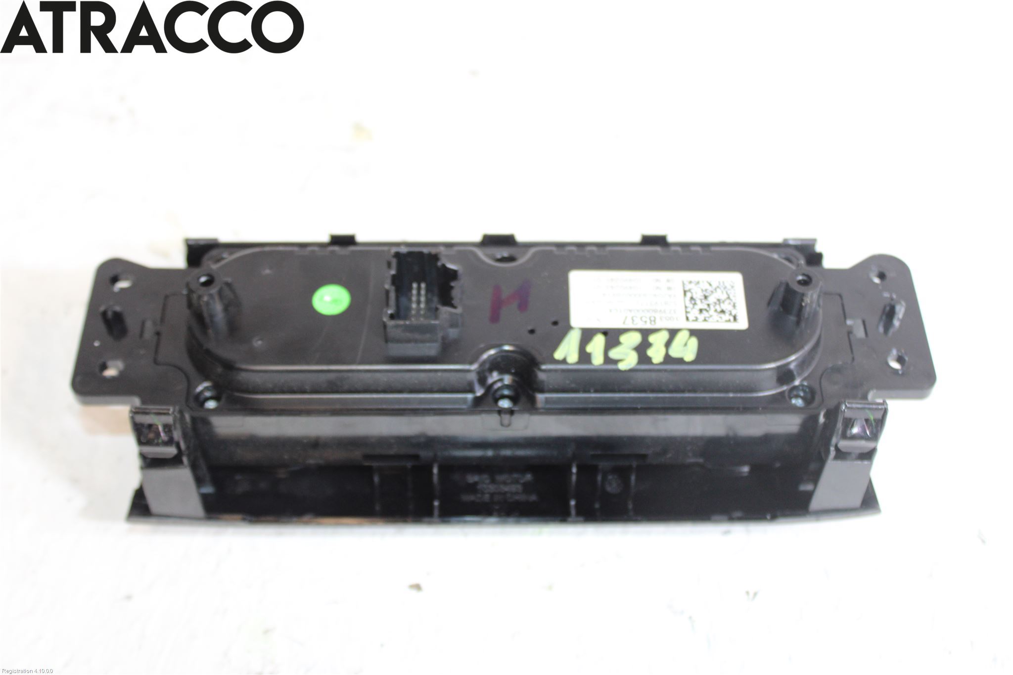 MG ZS EV 20- Varme Ac Betjening-Display