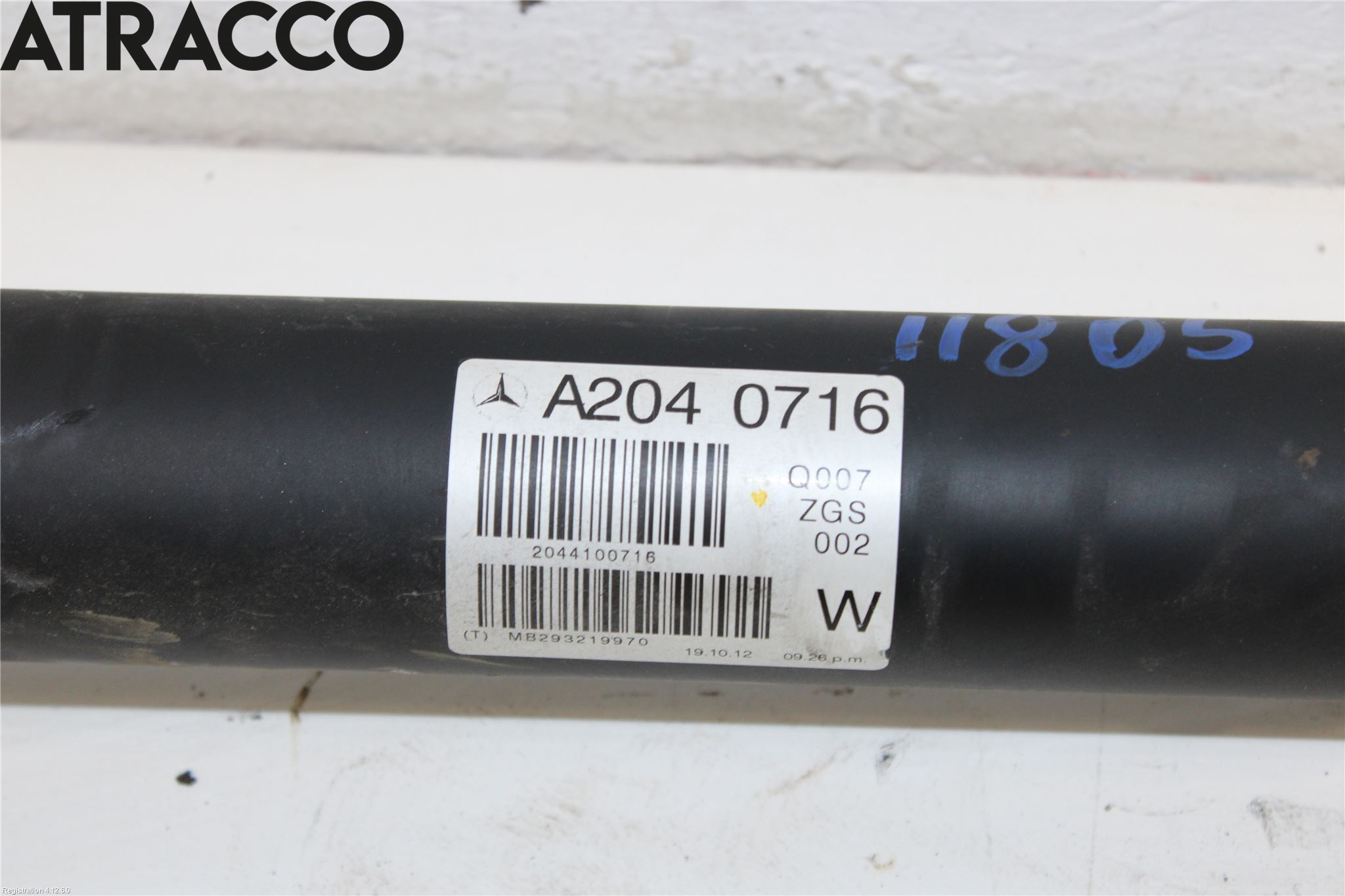 Mercedes-Benz MB C-KLASS (W204) 07-15 Mellomaksel Kompl