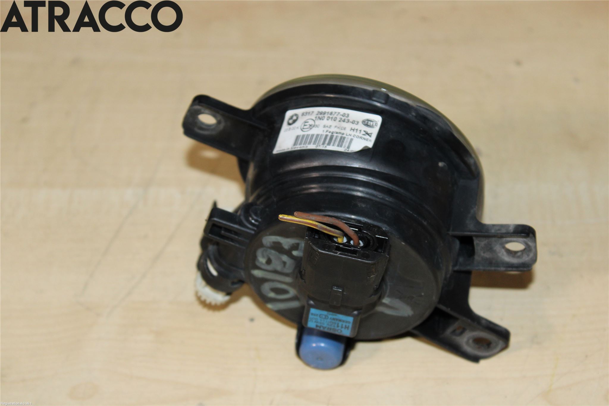 BMW X1 E84 10-15 Frontlykt-Kurve-Tåkelys