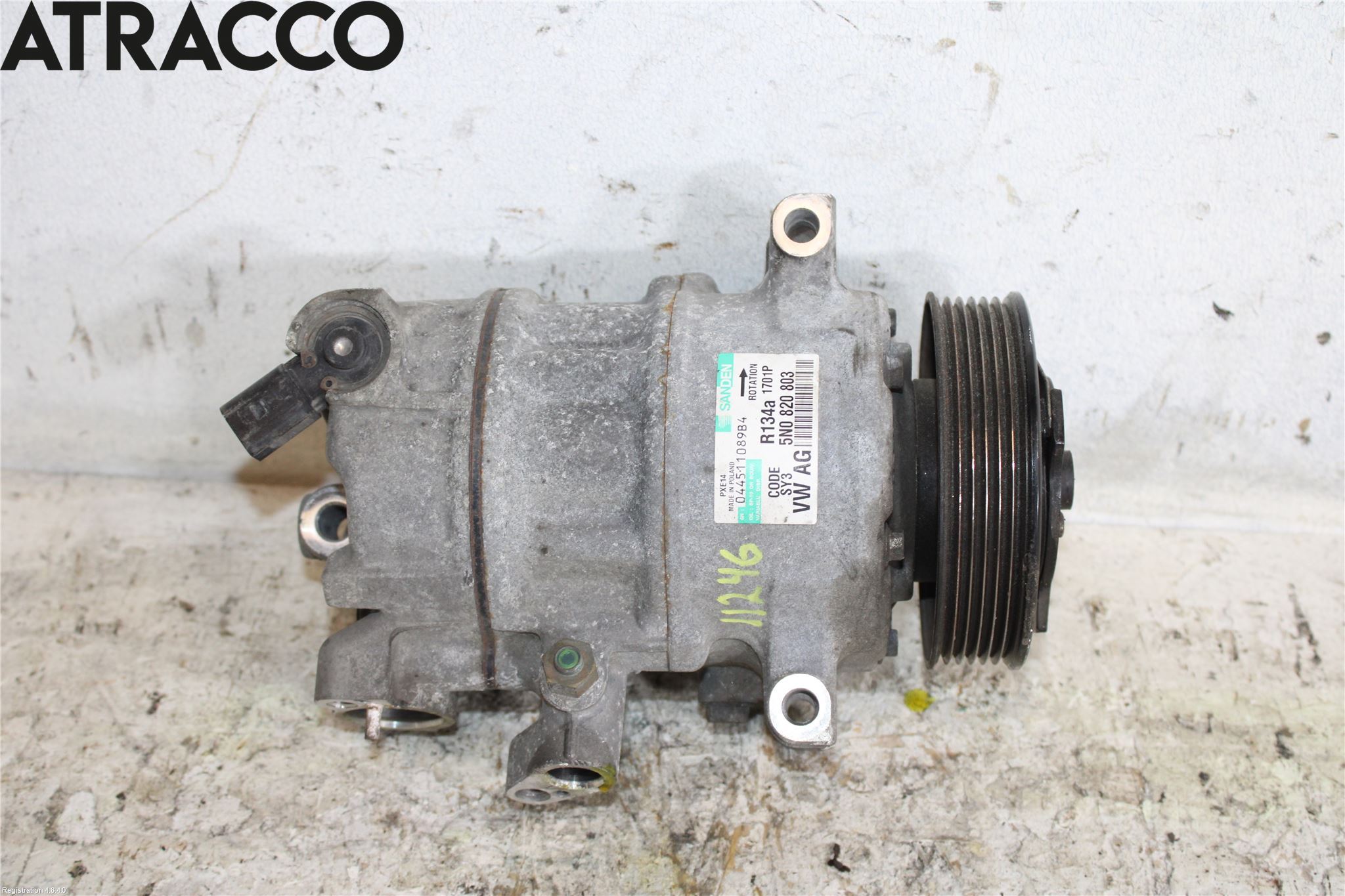 Audi A3/S3 05-13 Varme Ac Kompressor