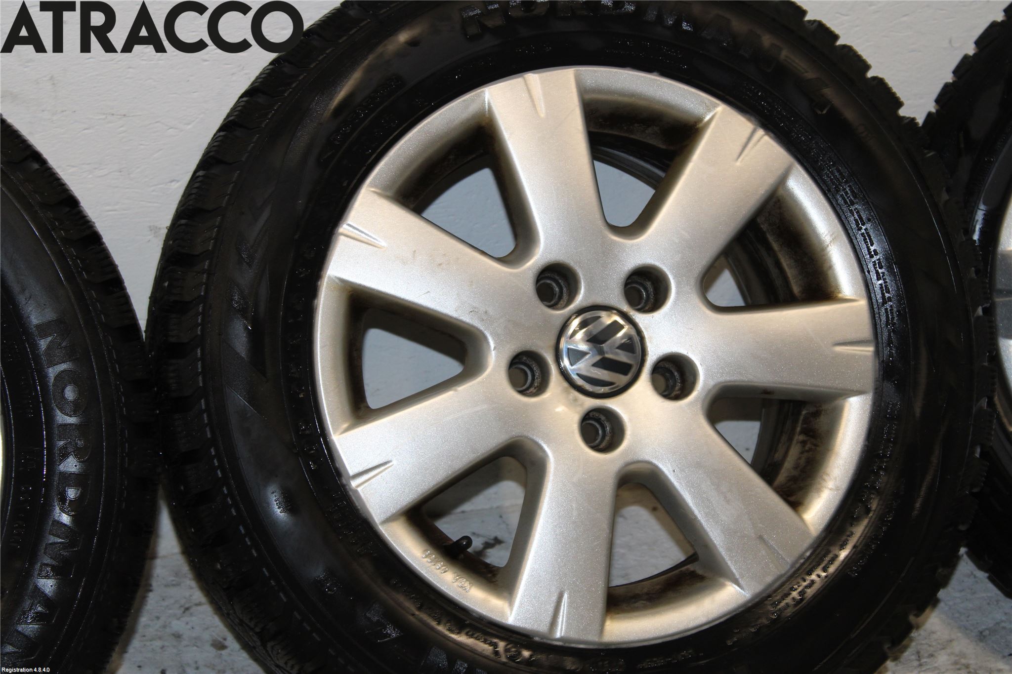 Volkswagen VW GOLF VI 09-13 Dekk Vinter På Alu Felg 4Stk