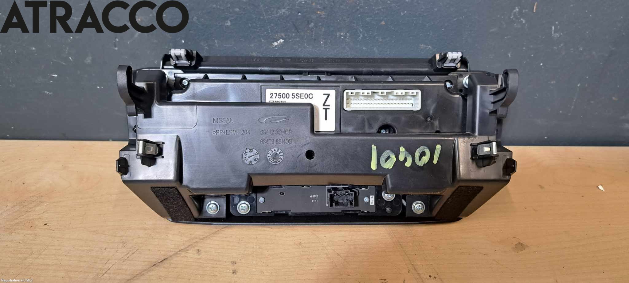 Nissan LEAF 18- Varme Ac Betjening-Display