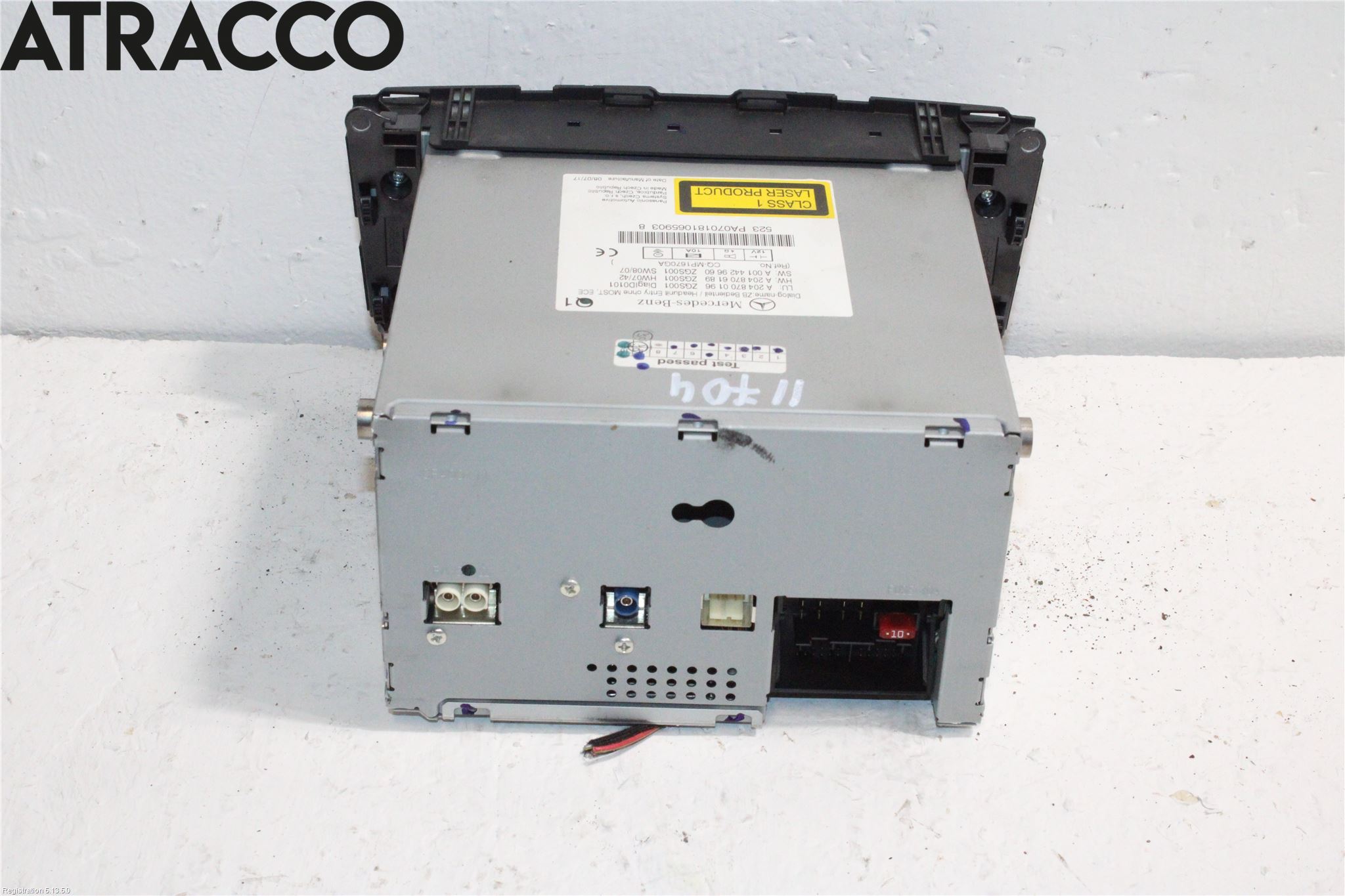 Mercedes-Benz MB C-KLASS (W204) 07-15 Stereo Radio Med Cd