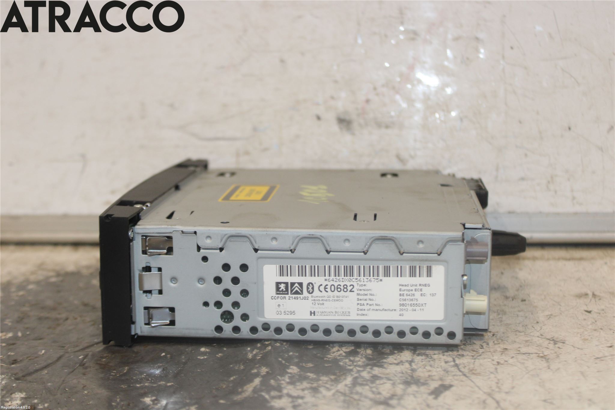 Peugeot 3008 09-16 Stereo Radio Med Cd