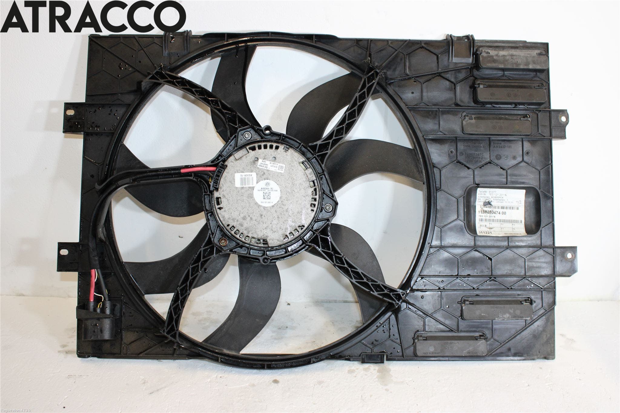 Volkswagen VW TRANSP/CARAVELLE (T5) 04-15 Kjølevifte Elektrisk