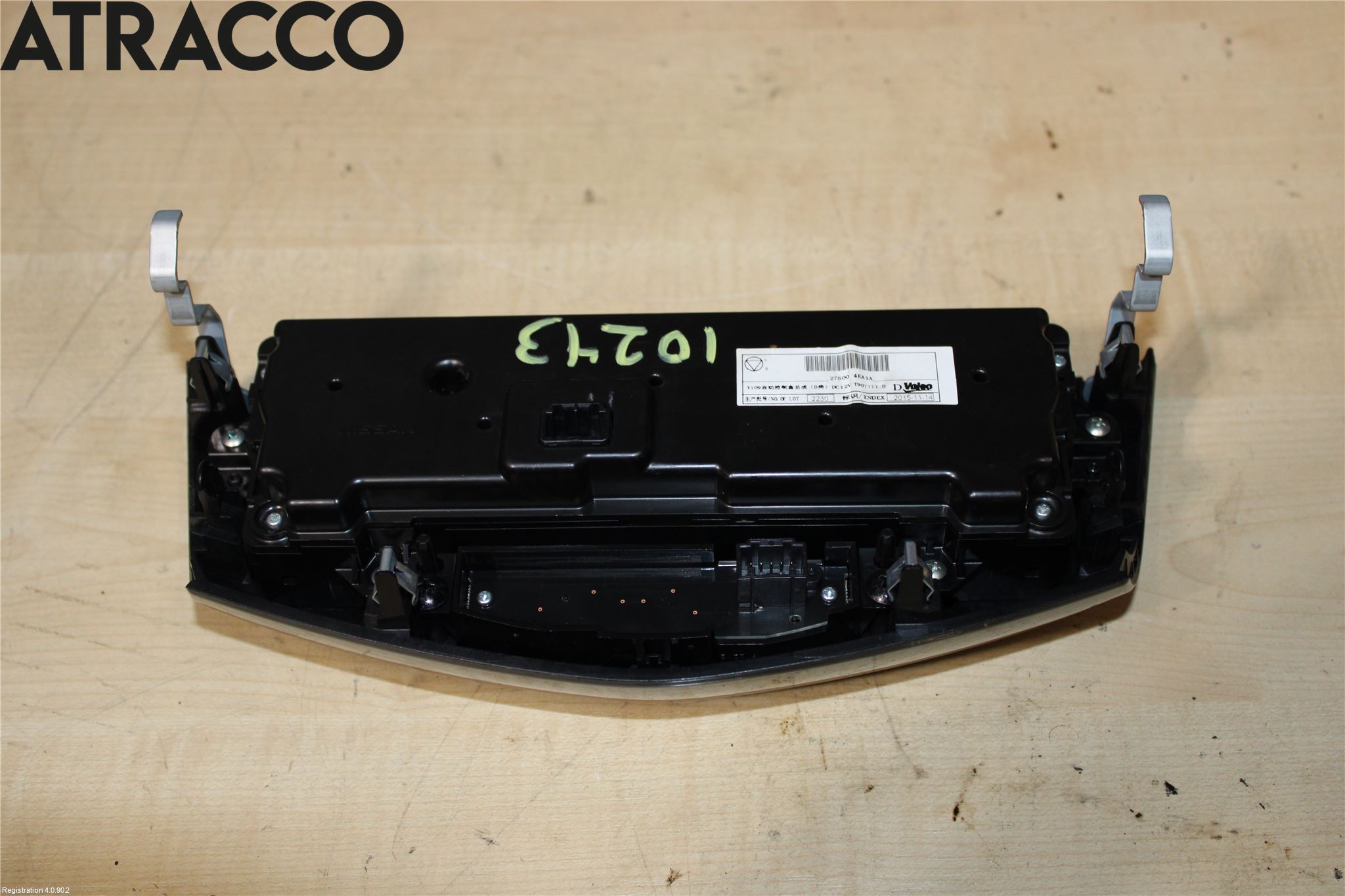 Nissan QASHQAI 14-17 Varme Ac Betjening-Display